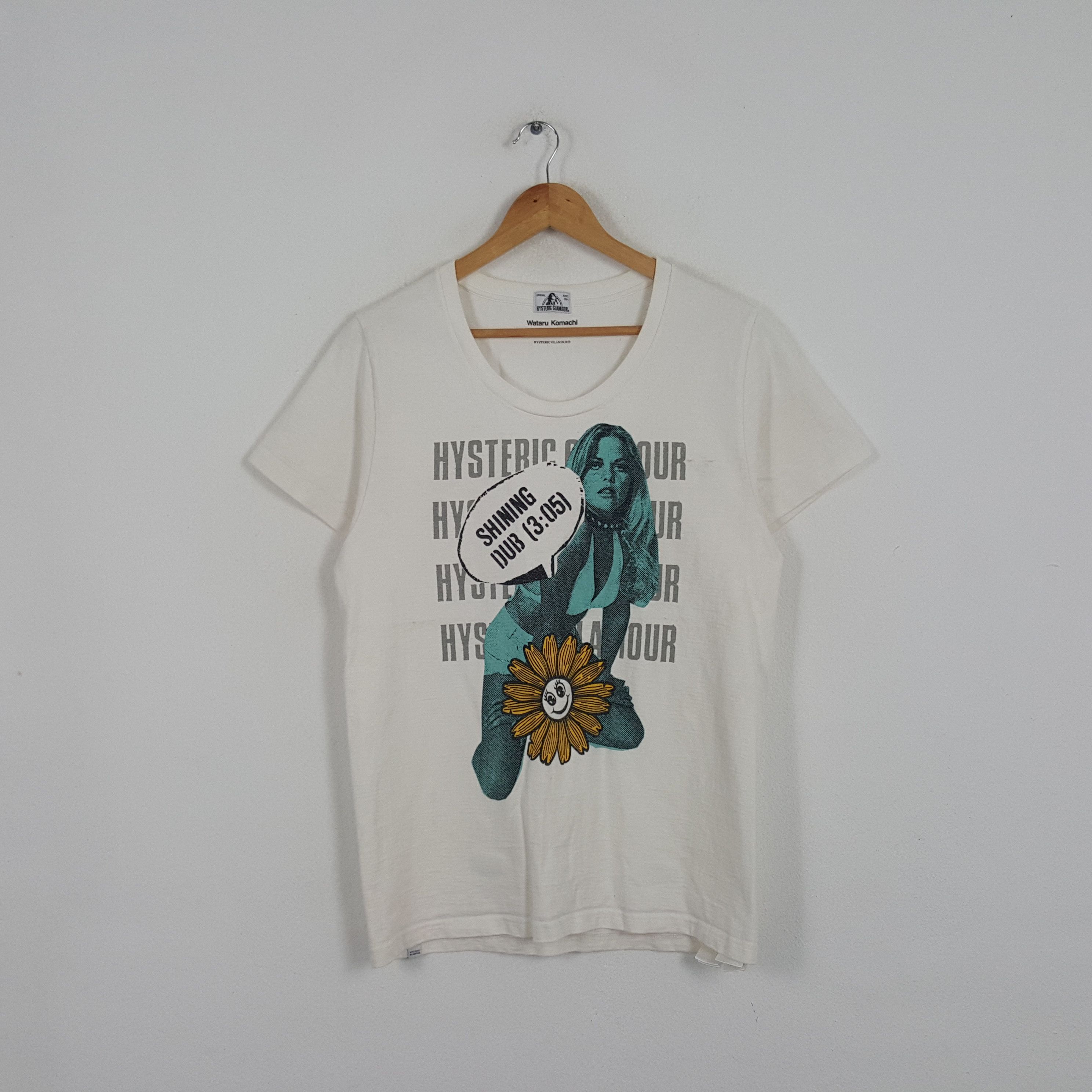 Hysteric Glamour × Japanese Brand × Vintage Vintage Hysteric Glamour Wataru Komachi Japan Brand Tshirt Size US M / EU 48-50 / 2 - 1 Thumbnail