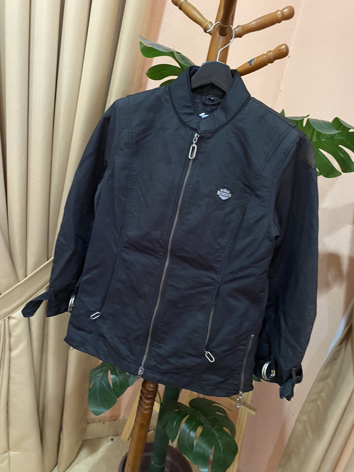 Harley Davidson Harley-Davidson Women’s Black Riding Jacket Size US XS / EU 42 / 0 - 4 Thumbnail