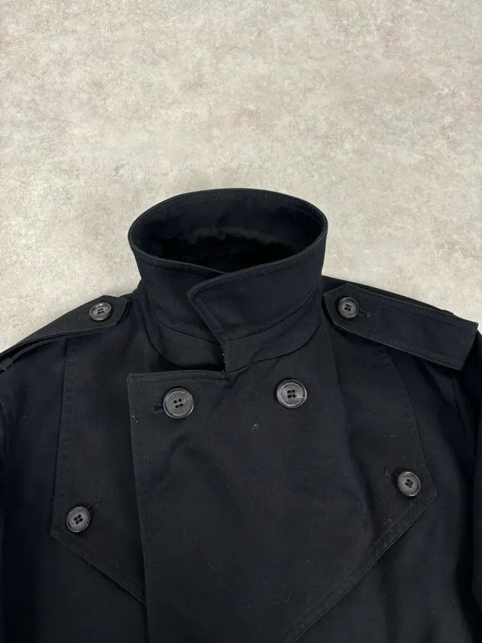 Dior AW2009 Dior Black Wool Double-Breasted Trench Coat by Kris Van Assche Size US M / EU 48-50 / 2 - 5 Thumbnail