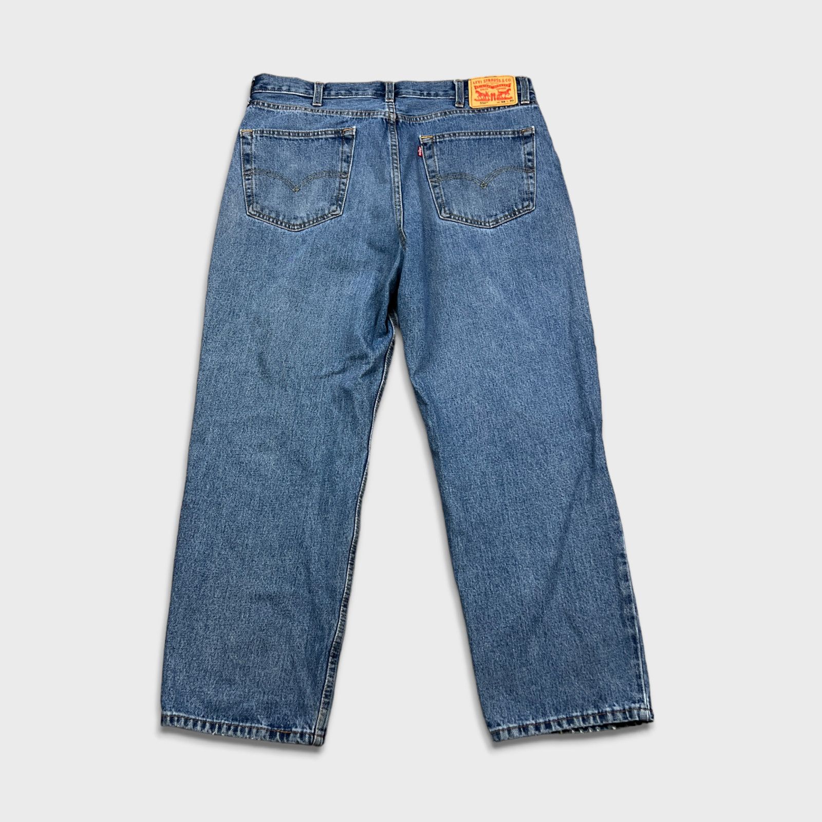 Levi's × Vintage Levi's 550 Jeans 37x29 Relaxed Light Wash Baggy Denim Pants Size US 37 - 5 Thumbnail