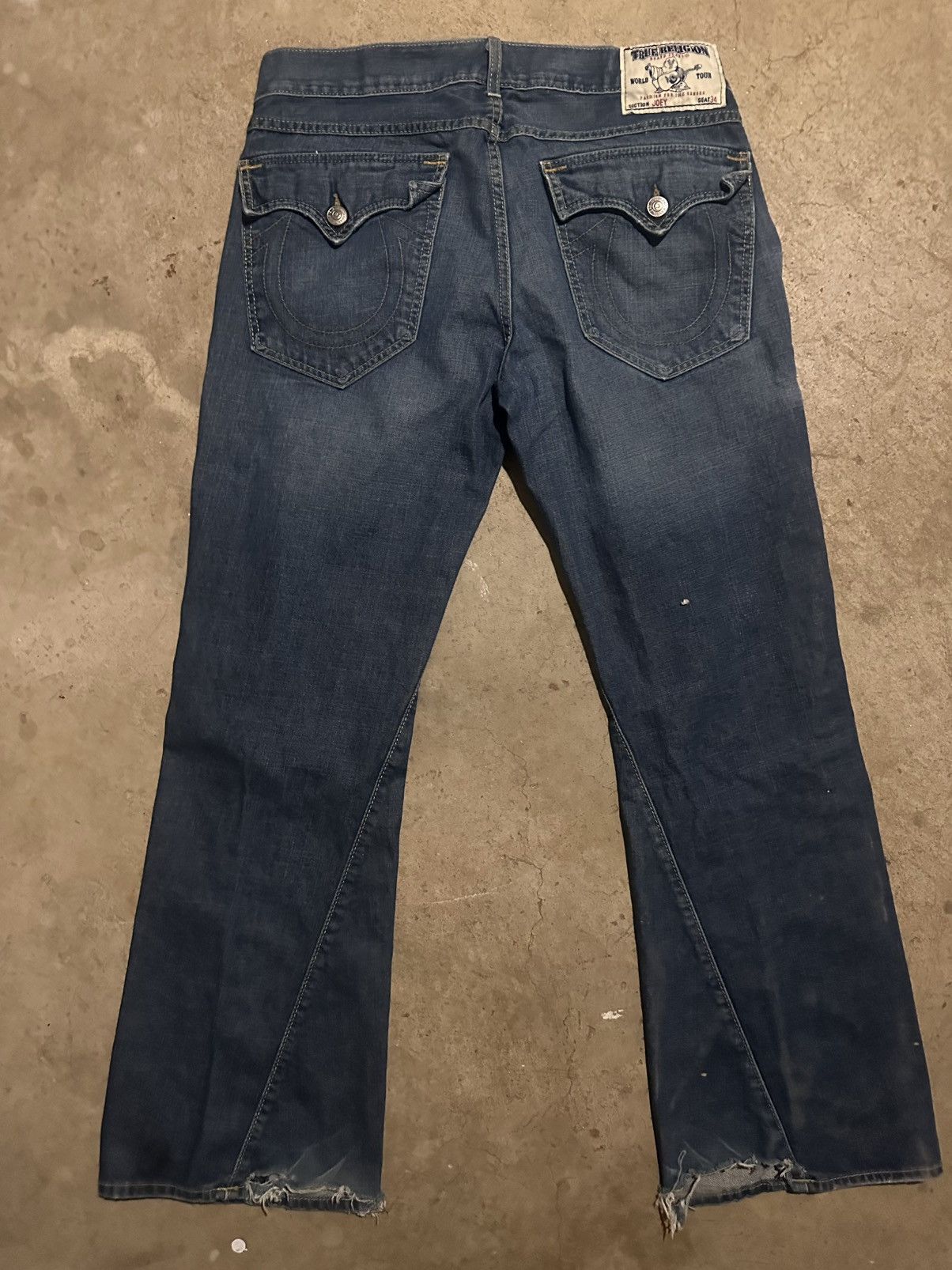 True Religion Vintage Baggy Low Rise Flared True Religion Jeans Size US 36 / EU 52 - 2 Thumbnail