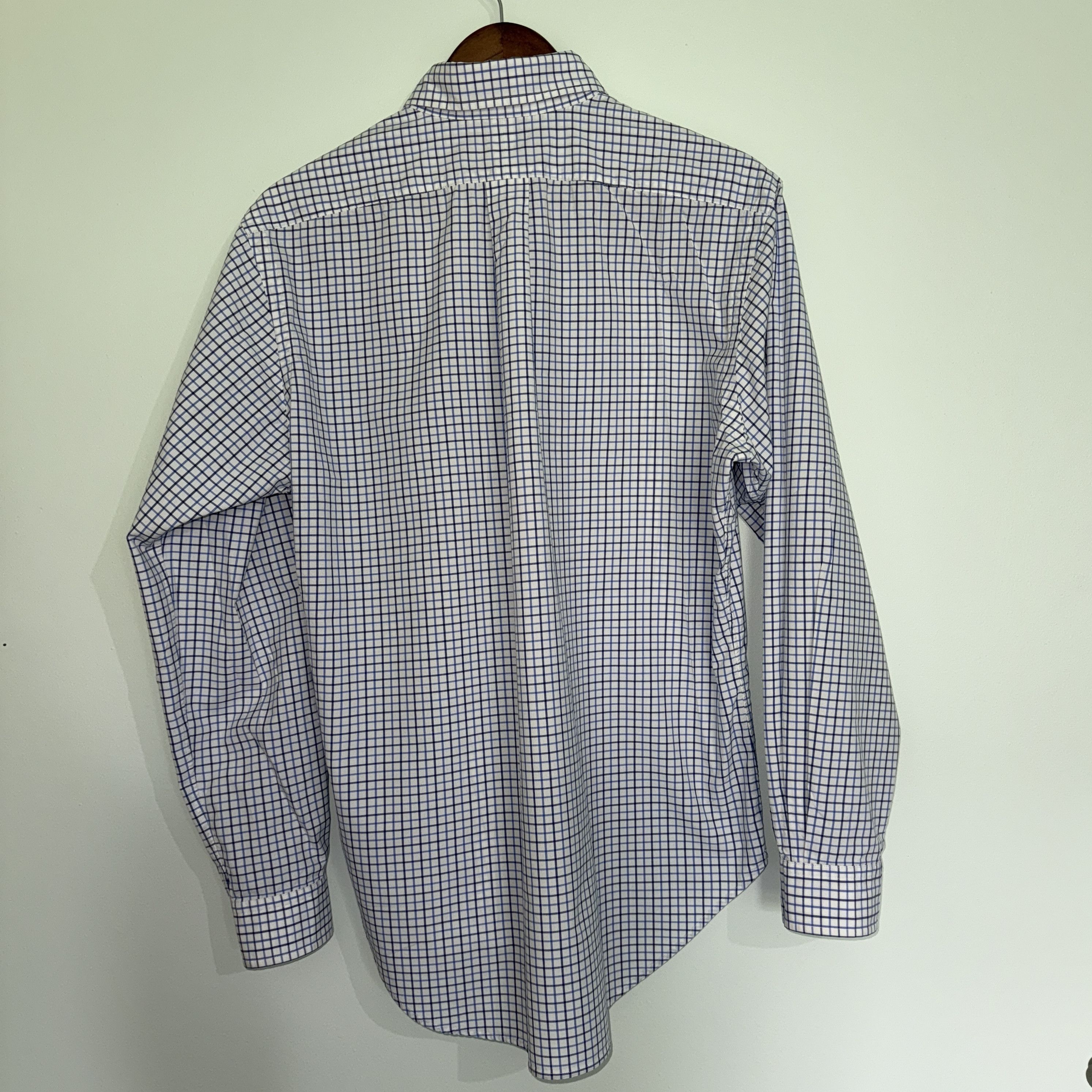 Polo Ralph Lauren Ralph Lauren Classic Fit Shirt M Blue Graph Check Size US M / EU 48-50 / 2 - 2 Thumbnail