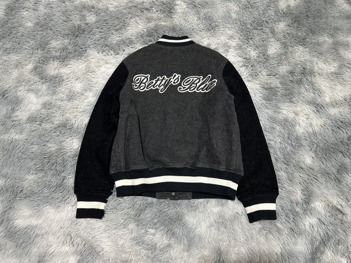 Hysteric Glamour 🔥Y2K Harajuku Betty’s Blue Varsity Bomber Jacket Size US S / EU 44-46 / 1 - 3 Thumbnail