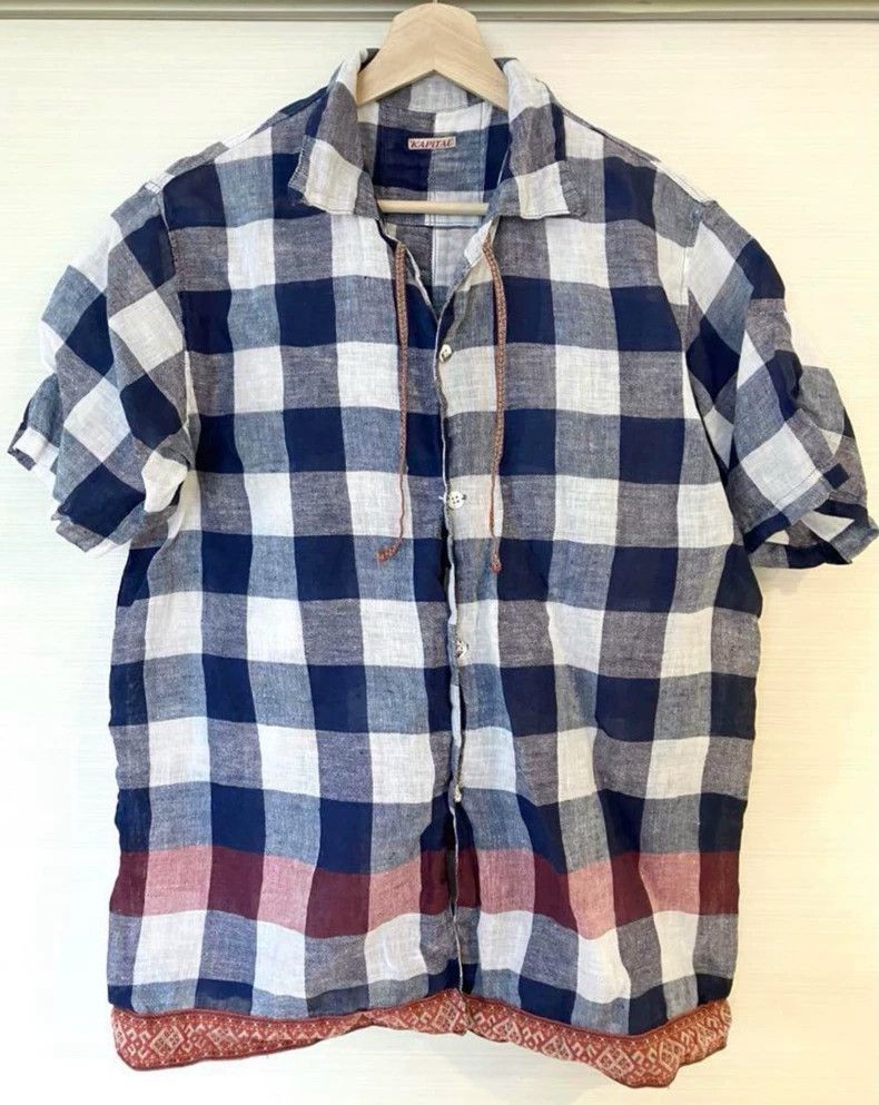 Kapital Floral Tie-Up Shirt by Kapital Size US M / EU 48-50 / 2 - 1 Thumbnail