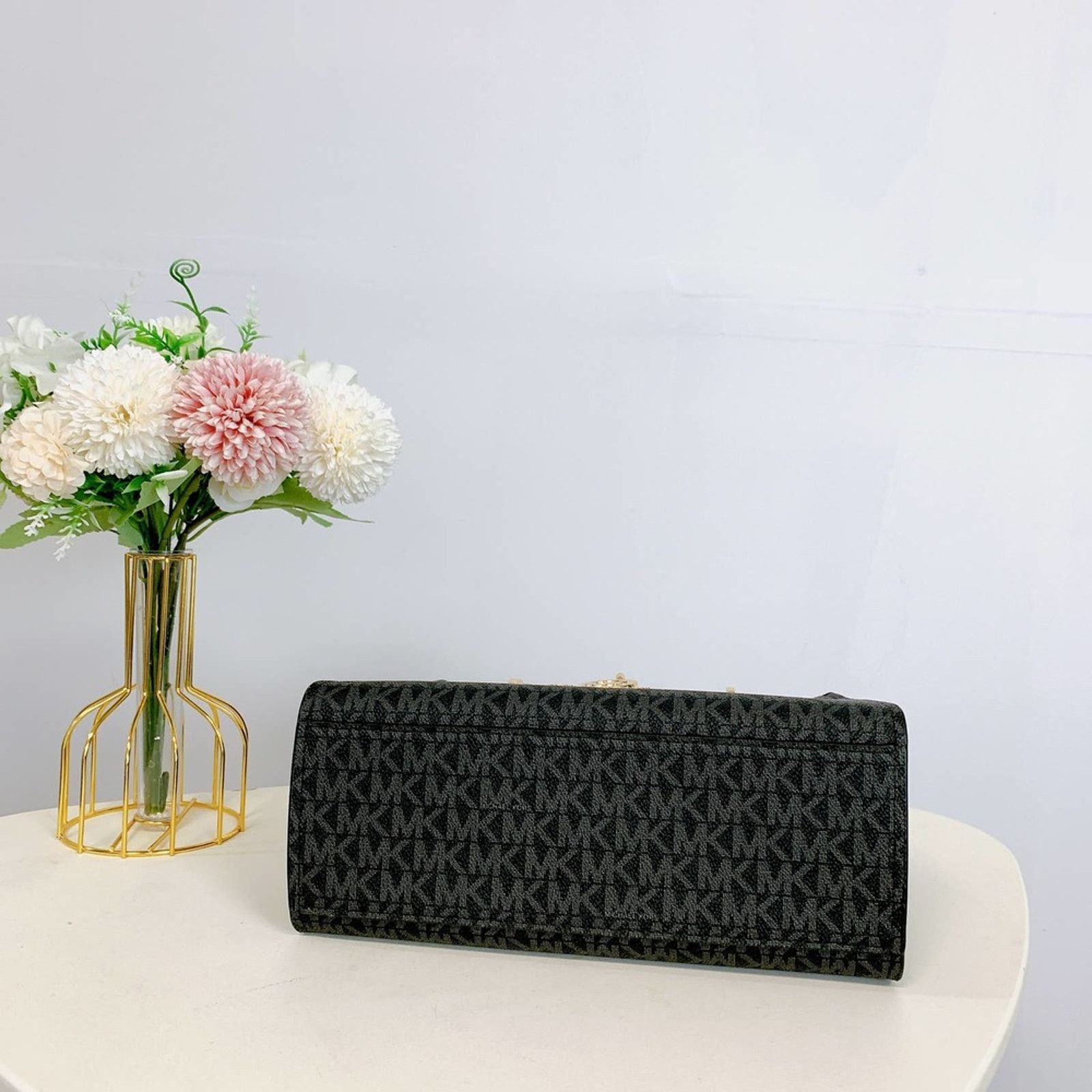 Michael Kors Michael Kors 35F1GHMS1B Hamilton Small Satchel in Sig Black Size ONE SIZE - 5 Thumbnail