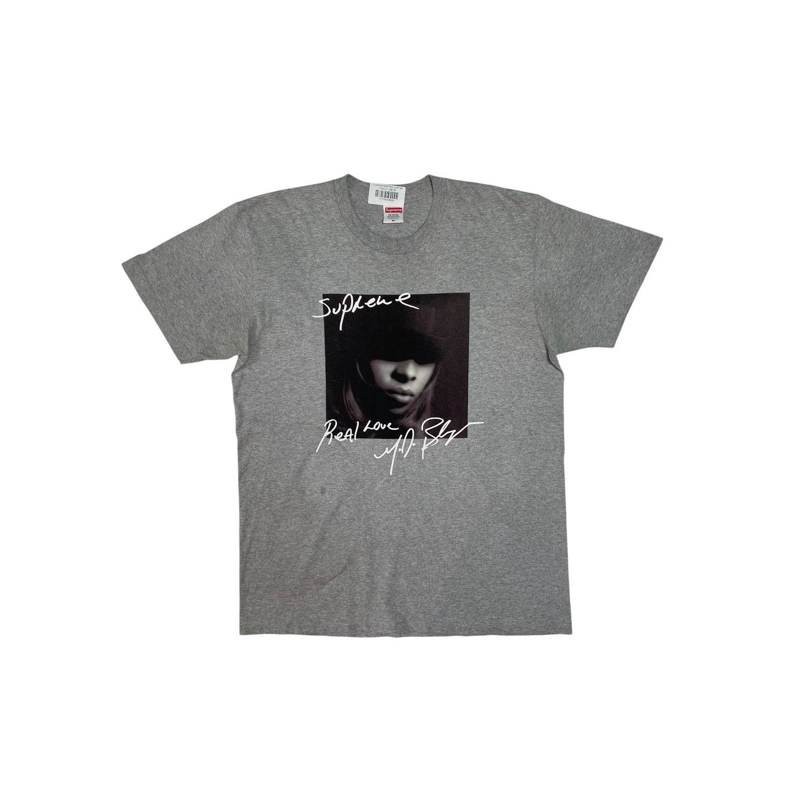 Supreme Supreme 'Real Love' Grey Tee Size US M / EU 48-50 / 2 - 1 Thumbnail