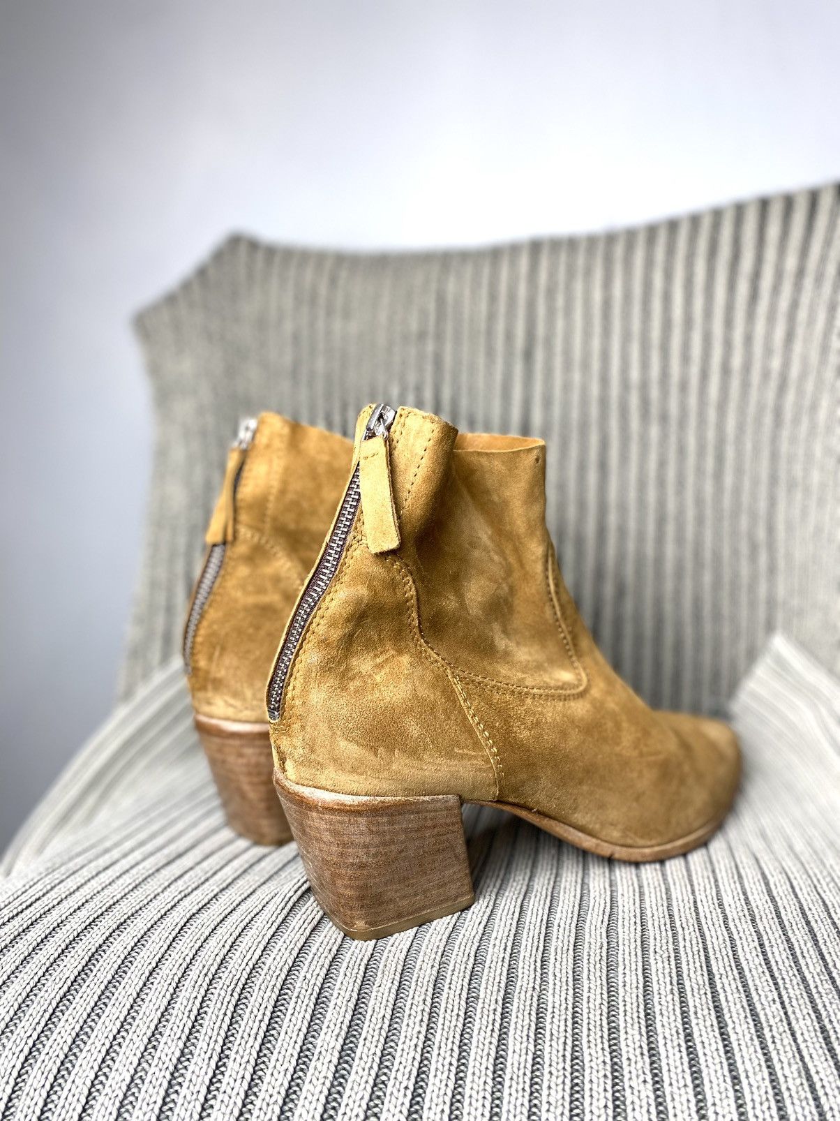 Cowboy Equipment Rare! Vintage Moma Suede Boots Cowboy Avant Garde Size US 7 / IT 37 - 5 Thumbnail