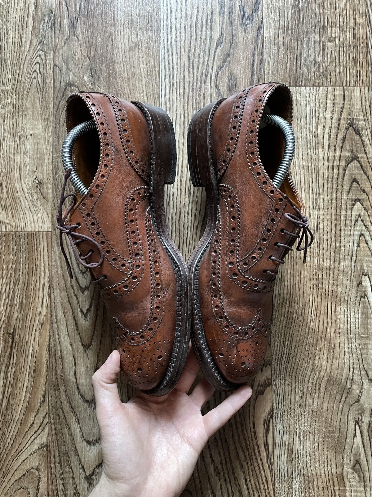 Grenson Grenson Design benchmade Oxford Brogues leather Shoes Size US 7.5 / EU 40-41 - 4 Thumbnail