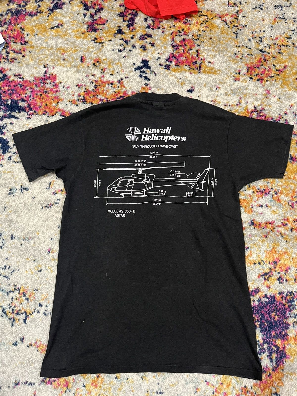 Vintage Vintage Helicopter shirt Large Size US L / EU 52-54 / 3 - 2 Thumbnail