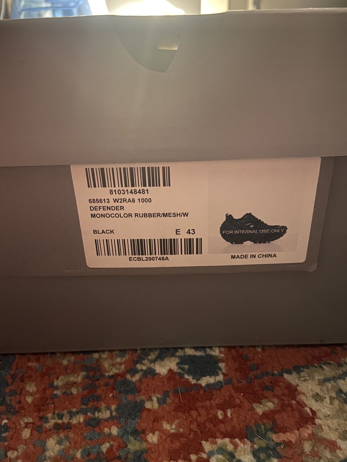 Balenciaga Balenciaga Defender Black Size US 10 / EU 43 - 7 Thumbnail