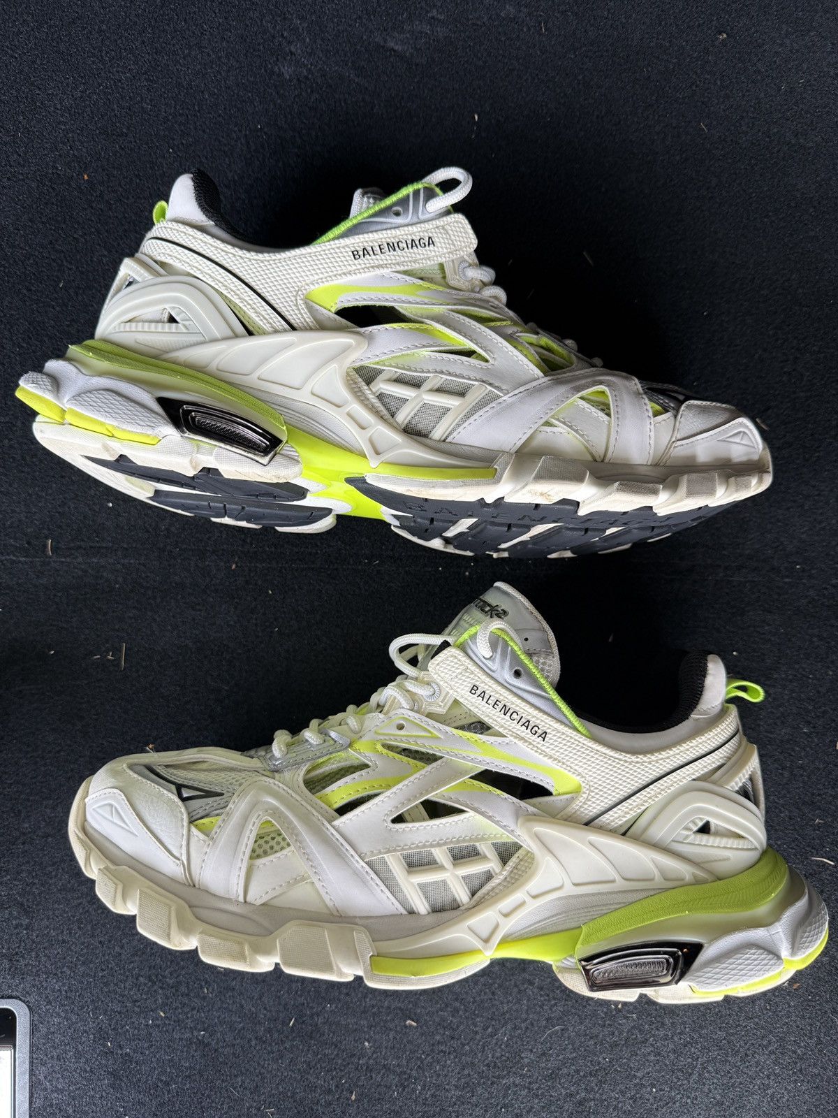 Balenciaga Balenciaga Track 2 White/Flou Yellow Men's 43 EU 10 US Size US 10 / EU 43 - 4 Thumbnail