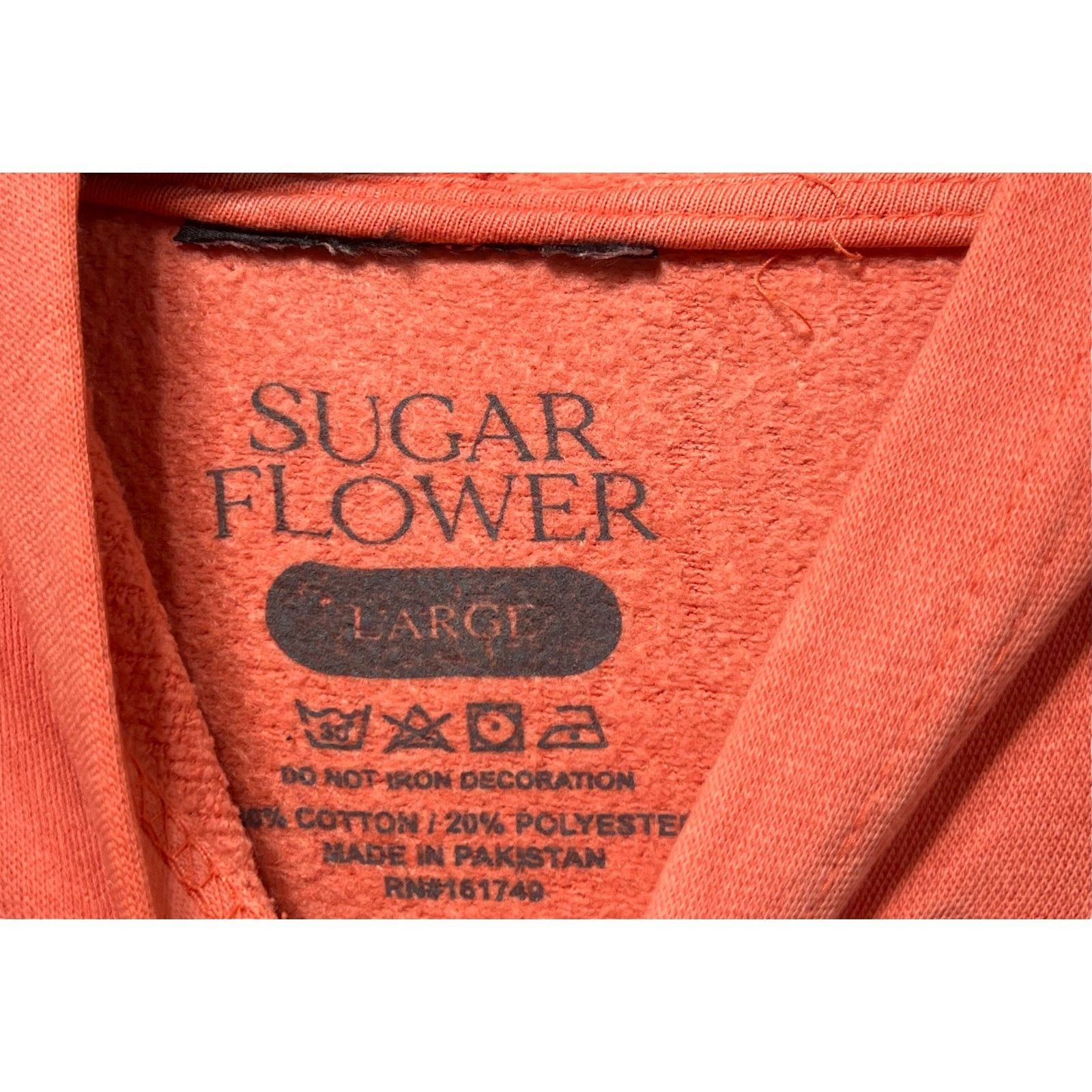 Other Sugar Flower - Unisex Long Sleeve Hooded Sweatshirt - Orange Size US L / EU 52-54 / 3 - 9 Thumbnail