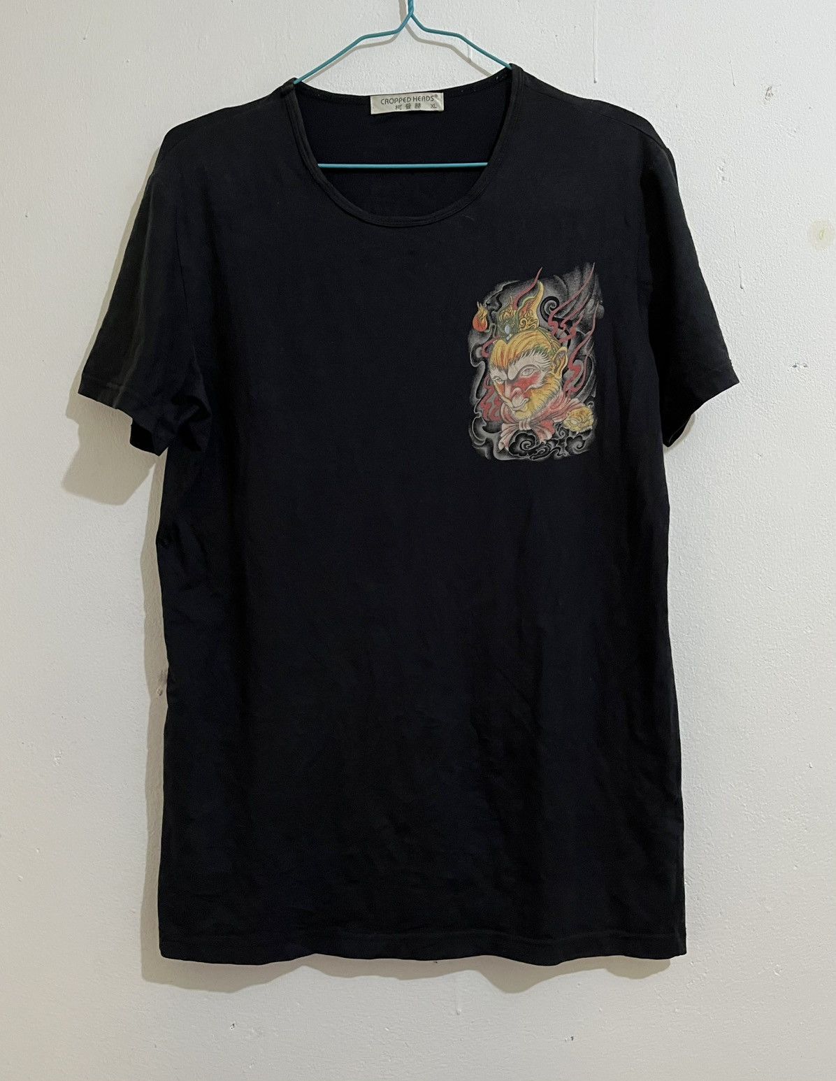 Vintage Vintage Cropped Heads Tee Sun Go Kong Big Logo Size US M / EU 48-50 / 2 - 2 Thumbnail