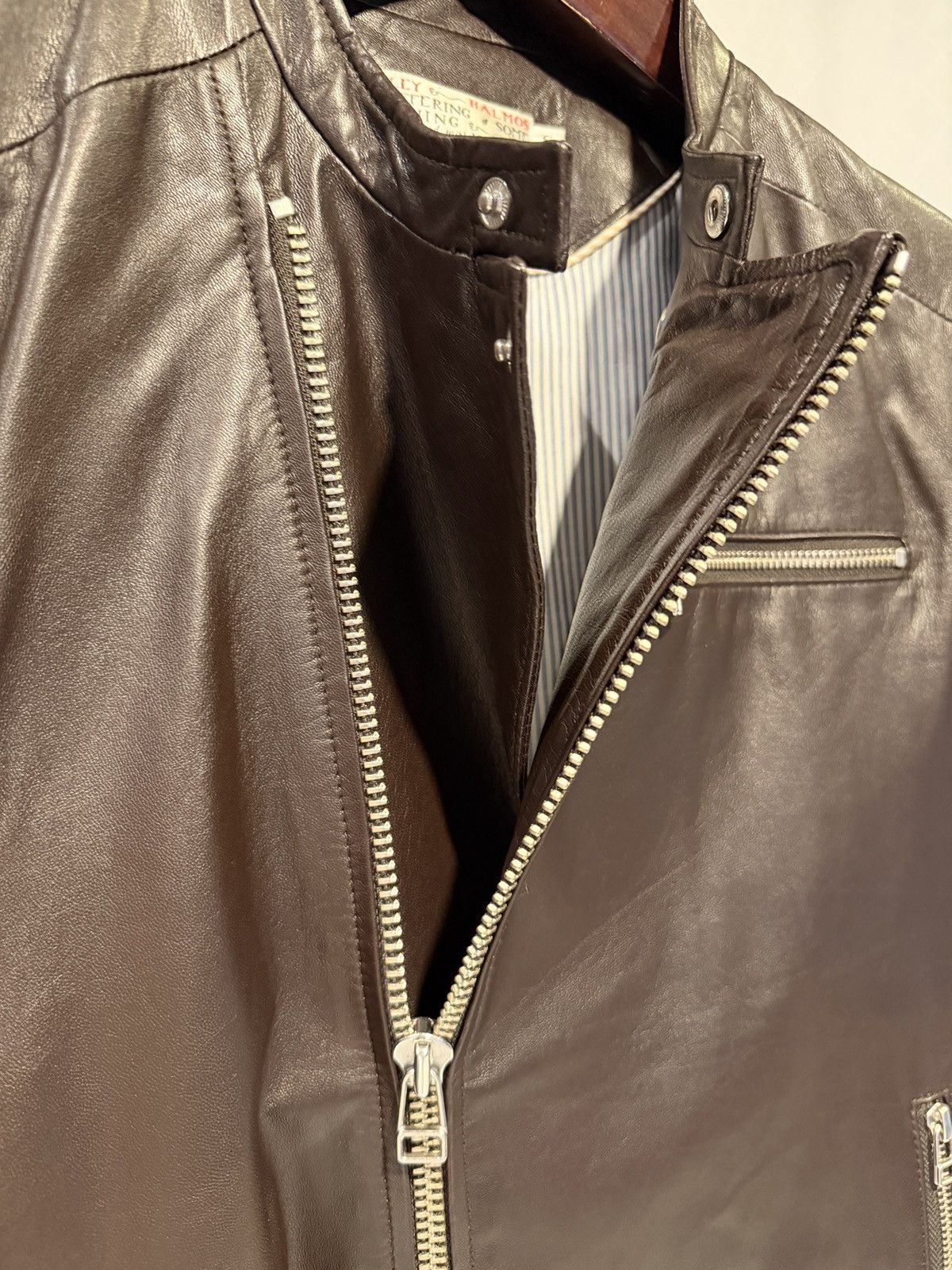 Shipley & Halmos Shipley & Halmos Leather Cafe Racer Jacket Size US S / EU 44-46 / 1 - 2 Thumbnail