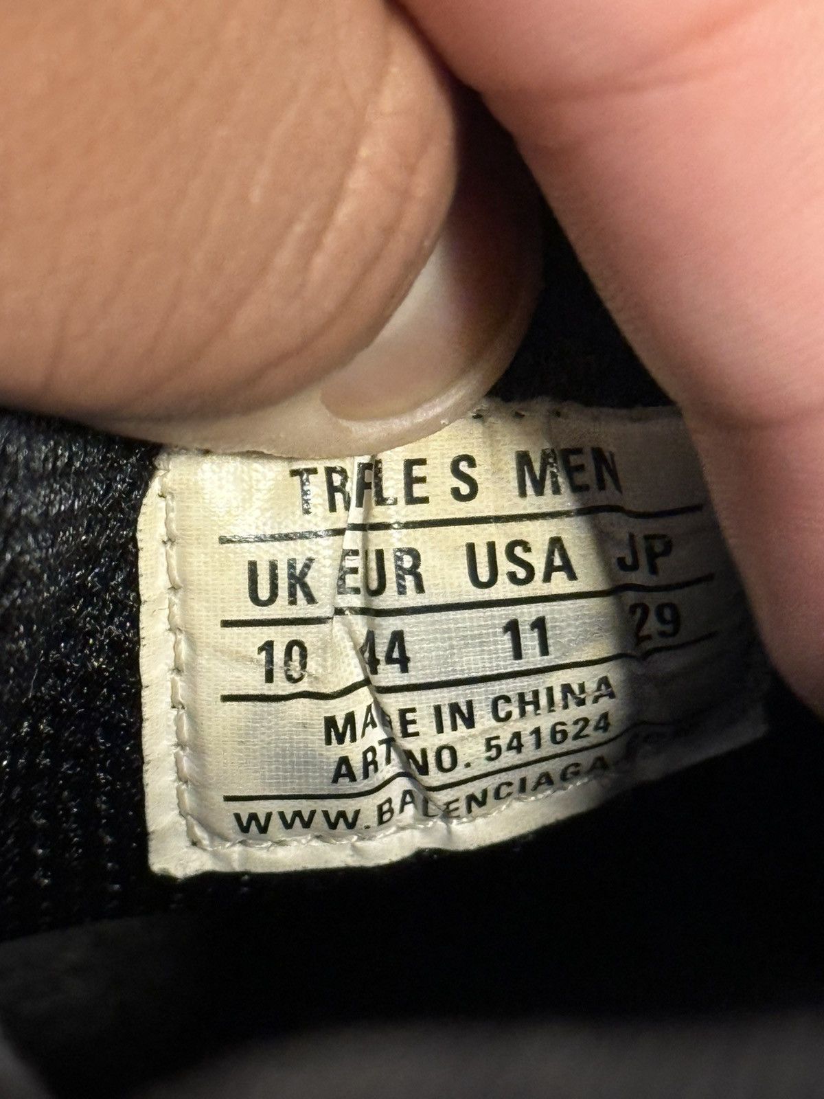 Balenciaga Balenciaga Triple S Black Green Sole Size 11 US / 44 EU Size US 11 / EU 44 - 15 Thumbnail