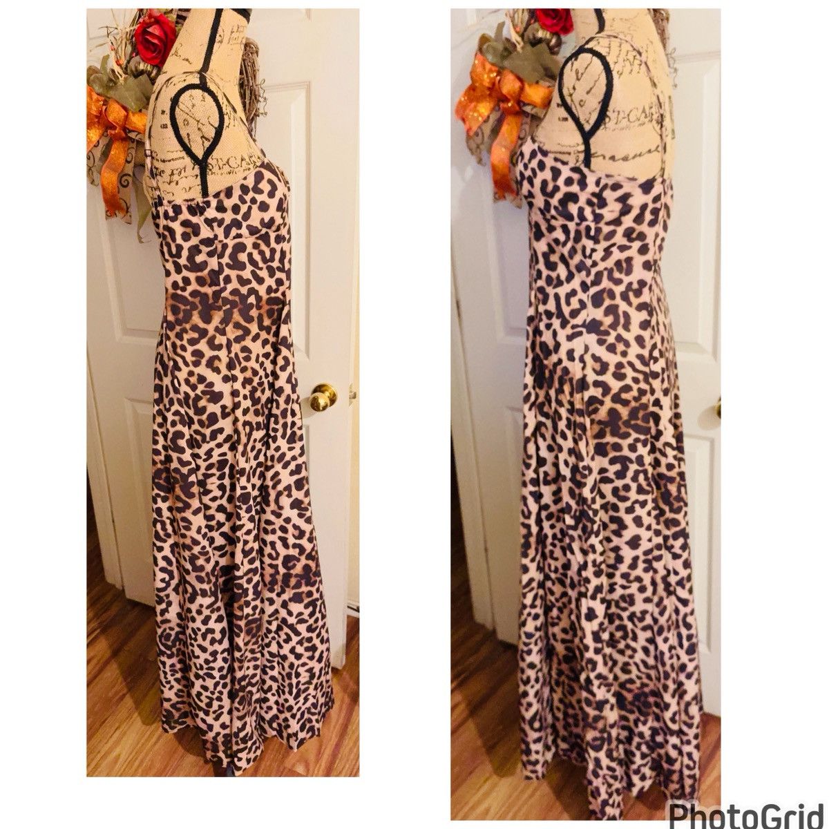 Zara ZARA Leopard Print Maxi Dress Size S / US 4 / IT 40 - 4 Thumbnail
