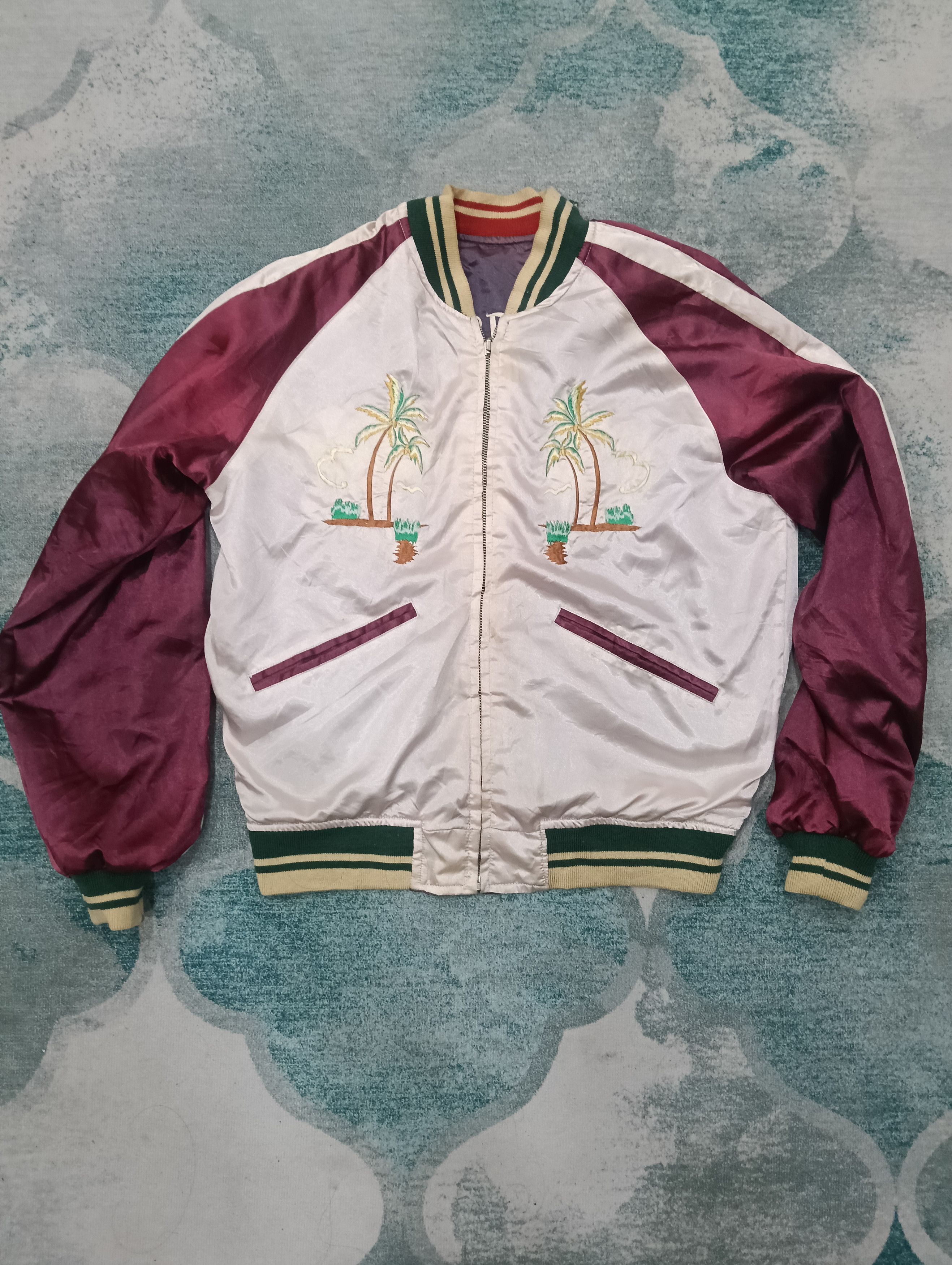 Japanese Brand × Vintage Vintage Sukajan Riversible Jacket Size US L / EU 52-54 / 3 - 4 Thumbnail