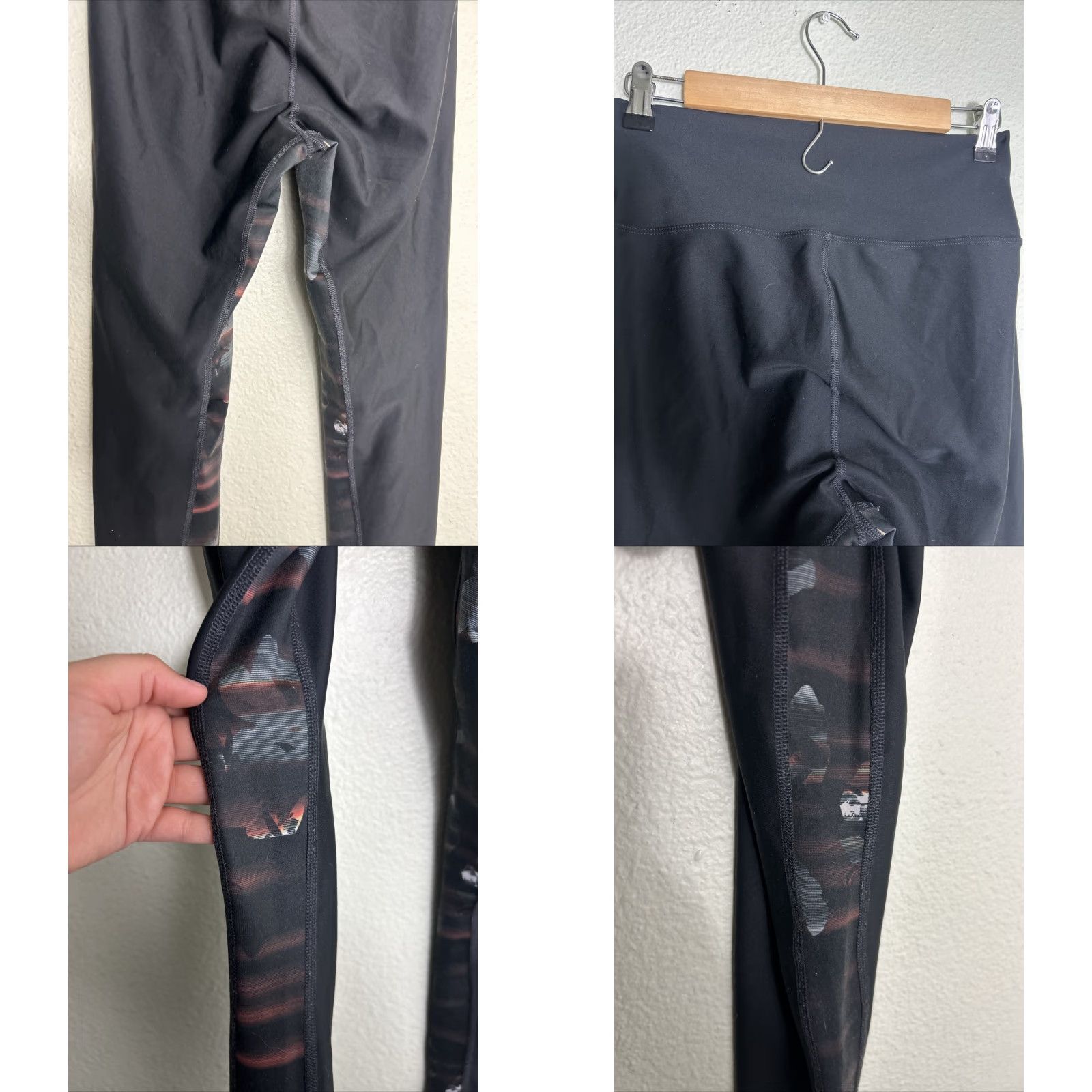 Vintage VINTAGE Peleton Women Leggings Capri 26x28 Black Spandex Polyester L Womens Size 36" / US 14 / IT 50 - 8 Thumbnail