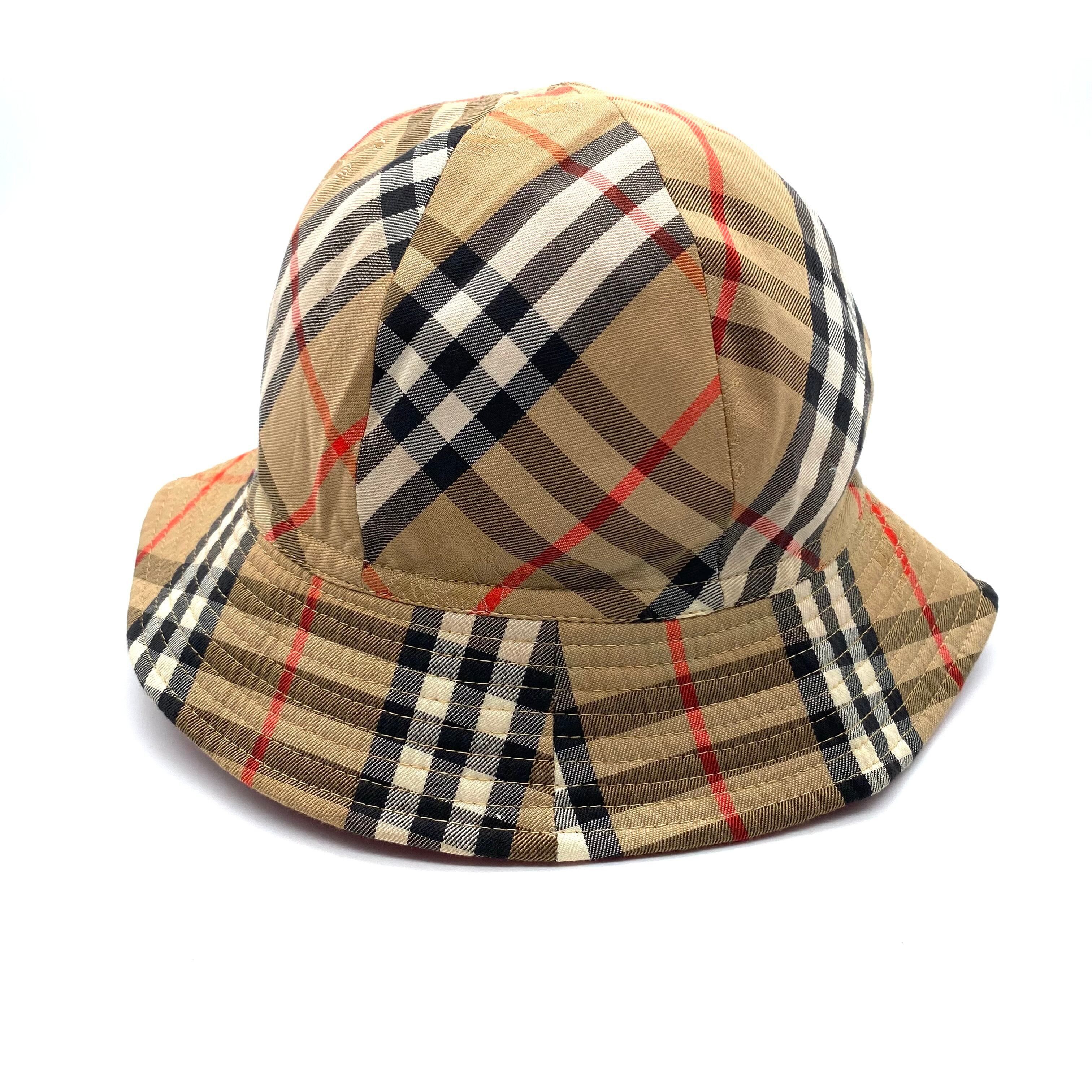 Burberry Vintage Burberrys Bucket Hat Nova Check Size ONE SIZE - 3 Thumbnail