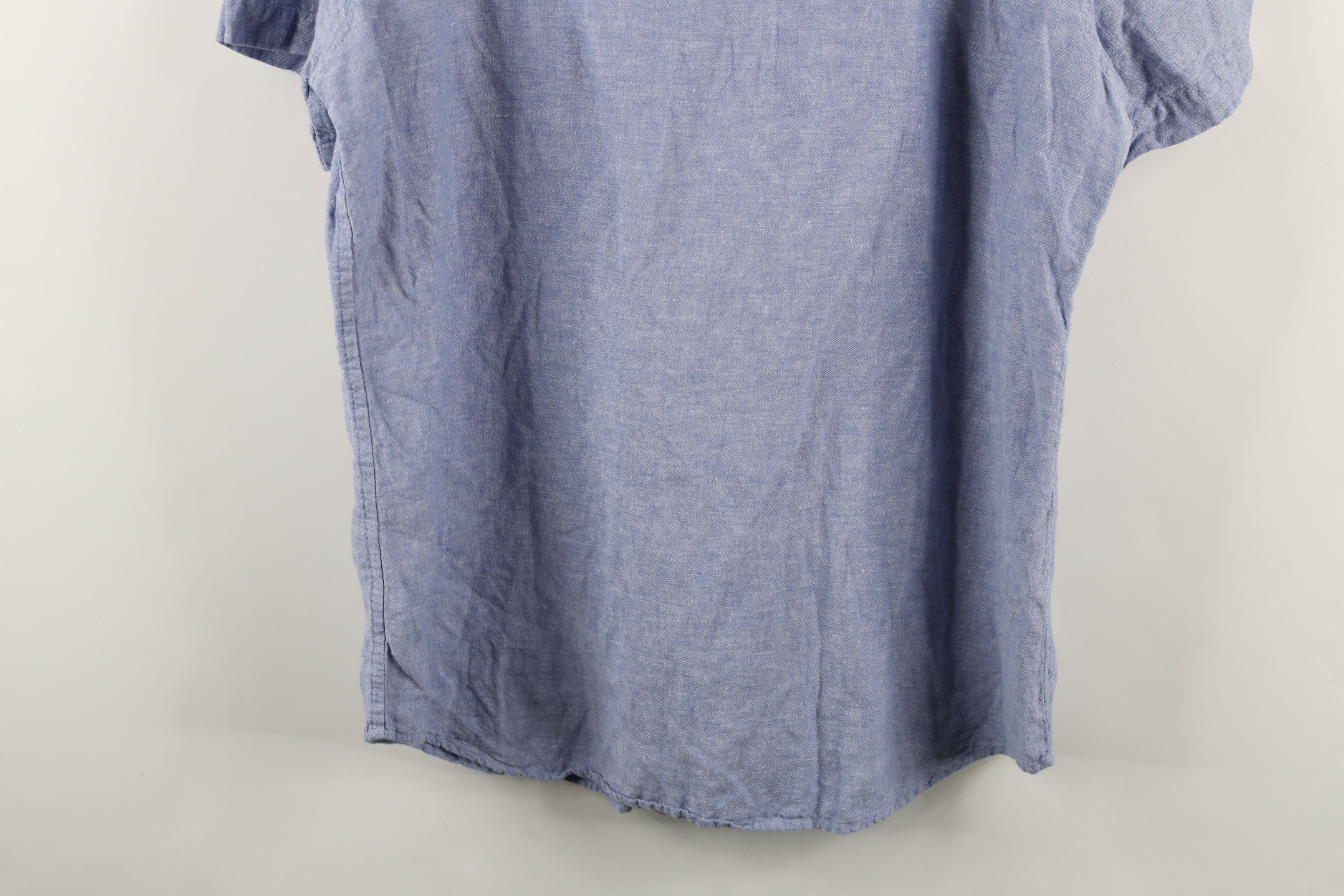 Banana Republic × Vintage Banana Republic Chambray Short Sleeve Button Shirt Blue Size US XL / EU 56 / 4 - 10 Thumbnail
