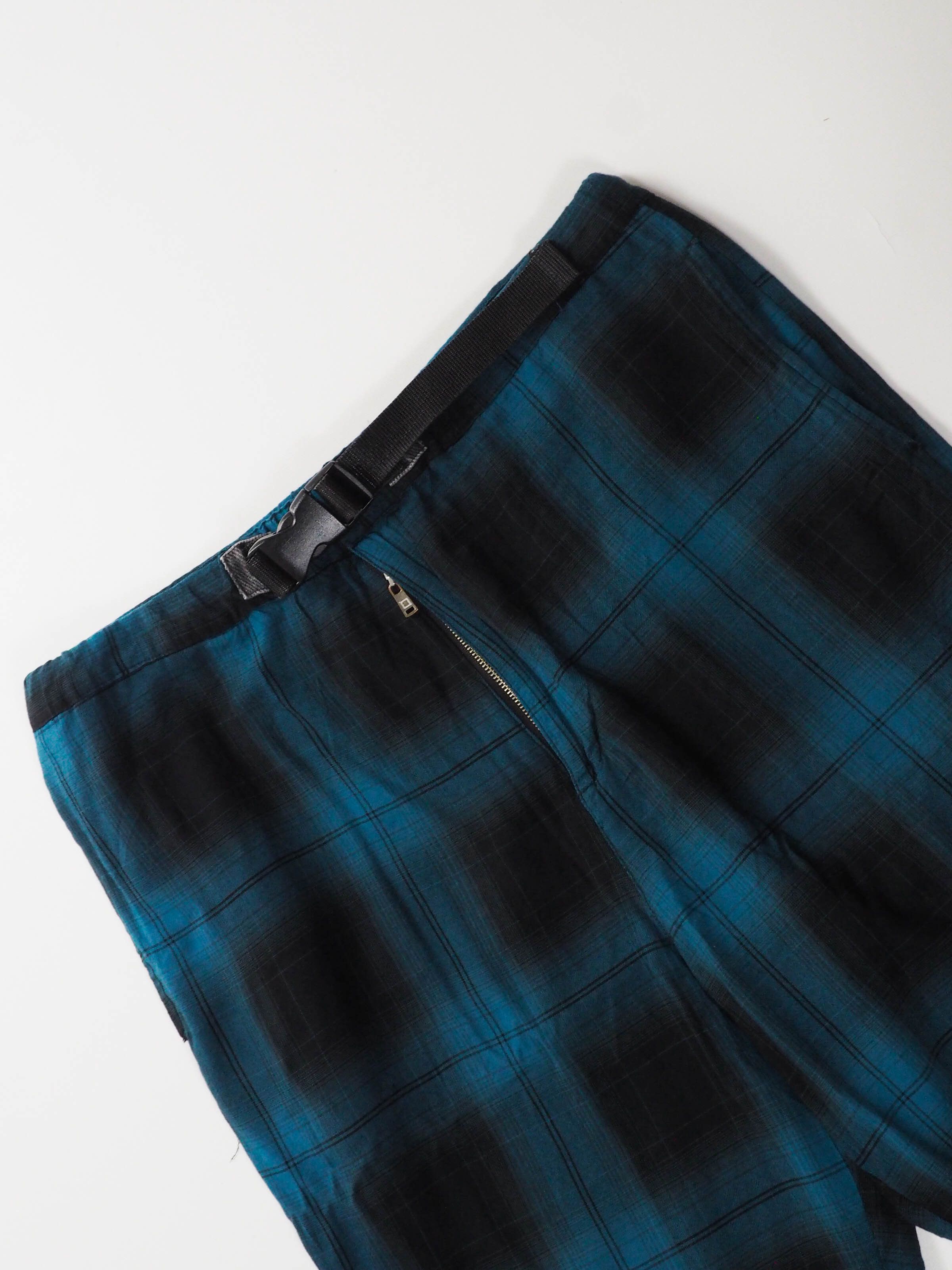 Swagger Swagger Blue Plaid Belted Climbing Utility Shorts 32-34" Size US 32 / EU 48 - 4 Thumbnail