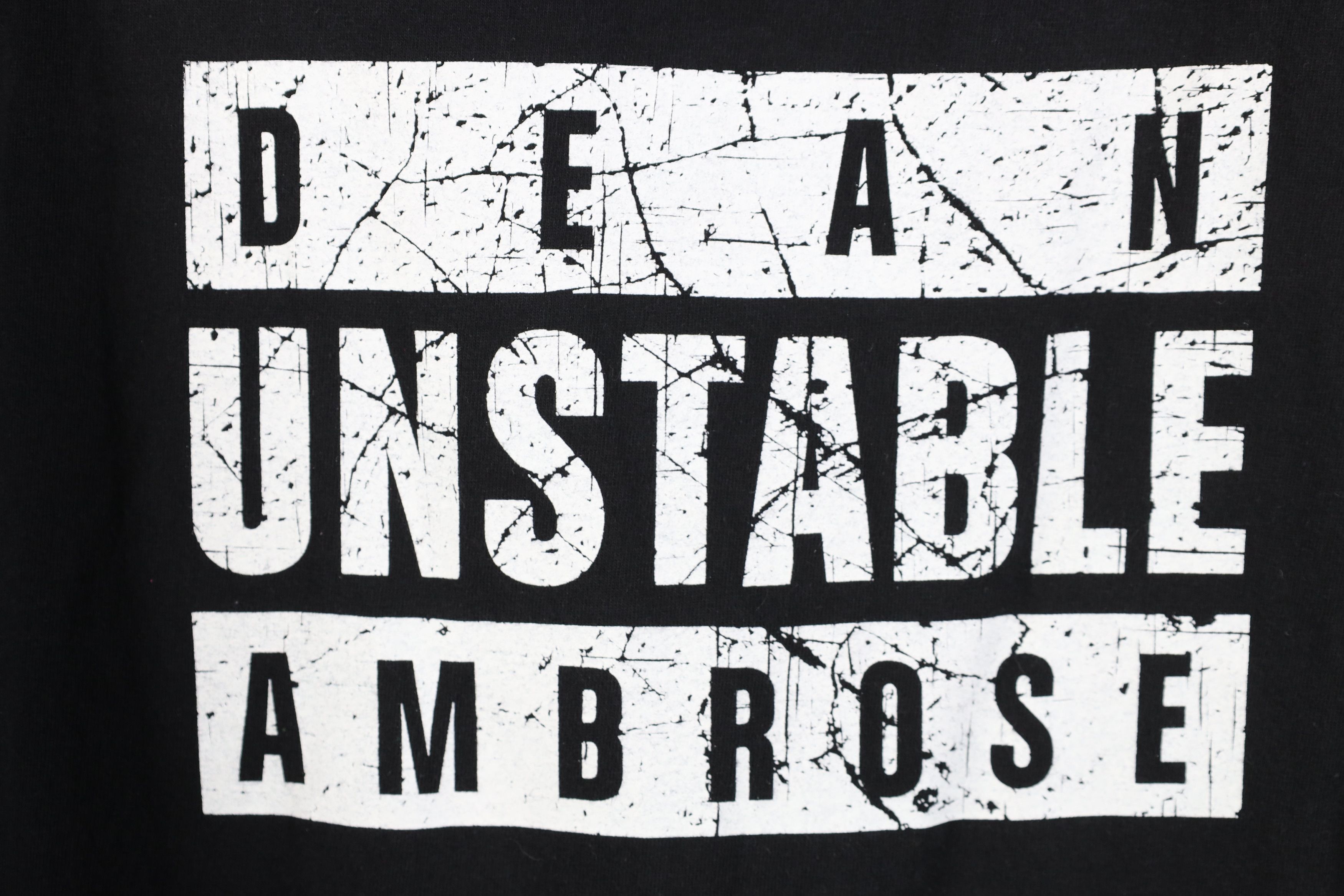 Vintage Vintage Y2K WWE Wrestling Unstable Ambrose T-Shirt Black Size US XL / EU 56 / 4 - 4 Thumbnail