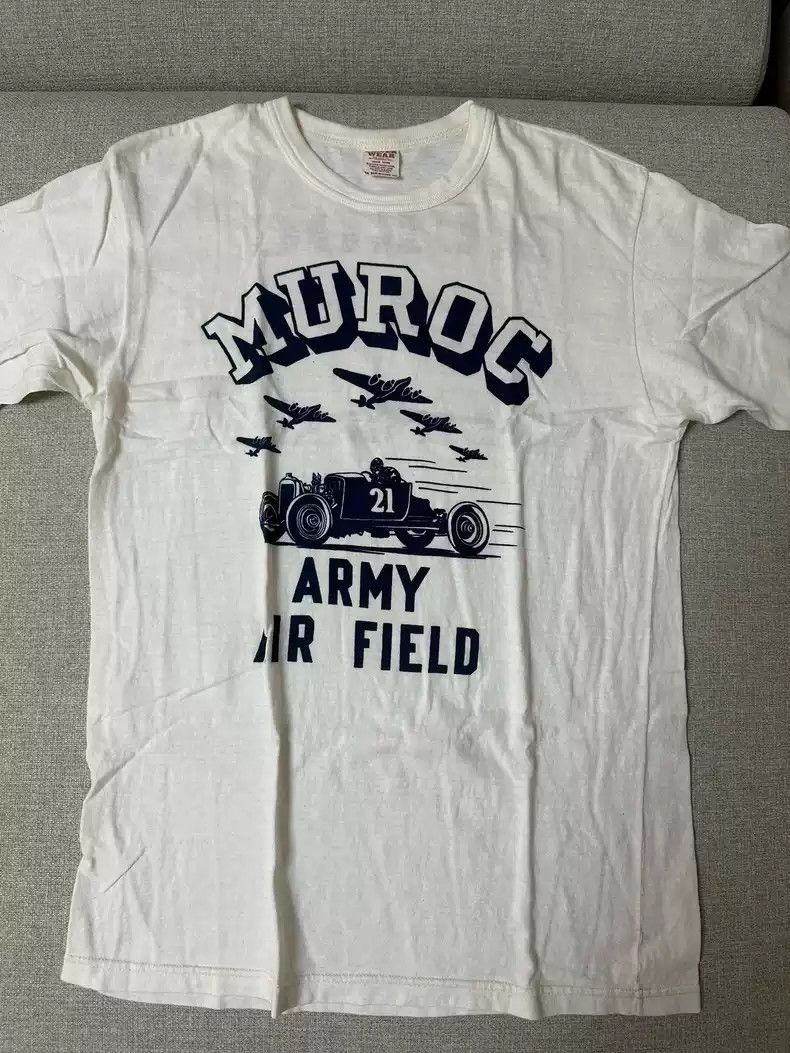 image of Freewheelers Half Sleeve Short Sleeve in White, Men's (Size Medium)