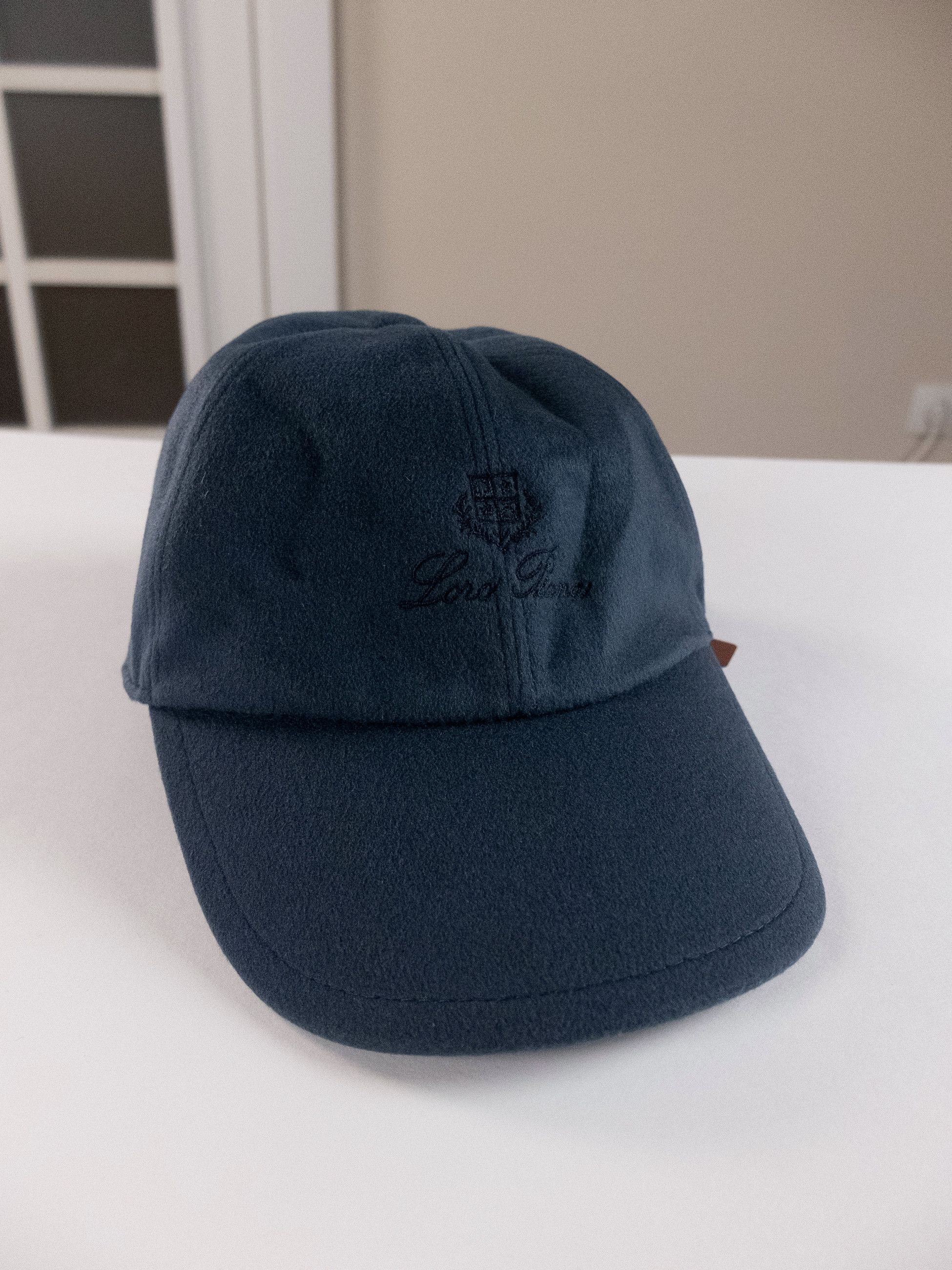 Loro Piana LORO PIANA blue velvet cashmere baseball cap Medium Size ONE SIZE - 1 Thumbnail