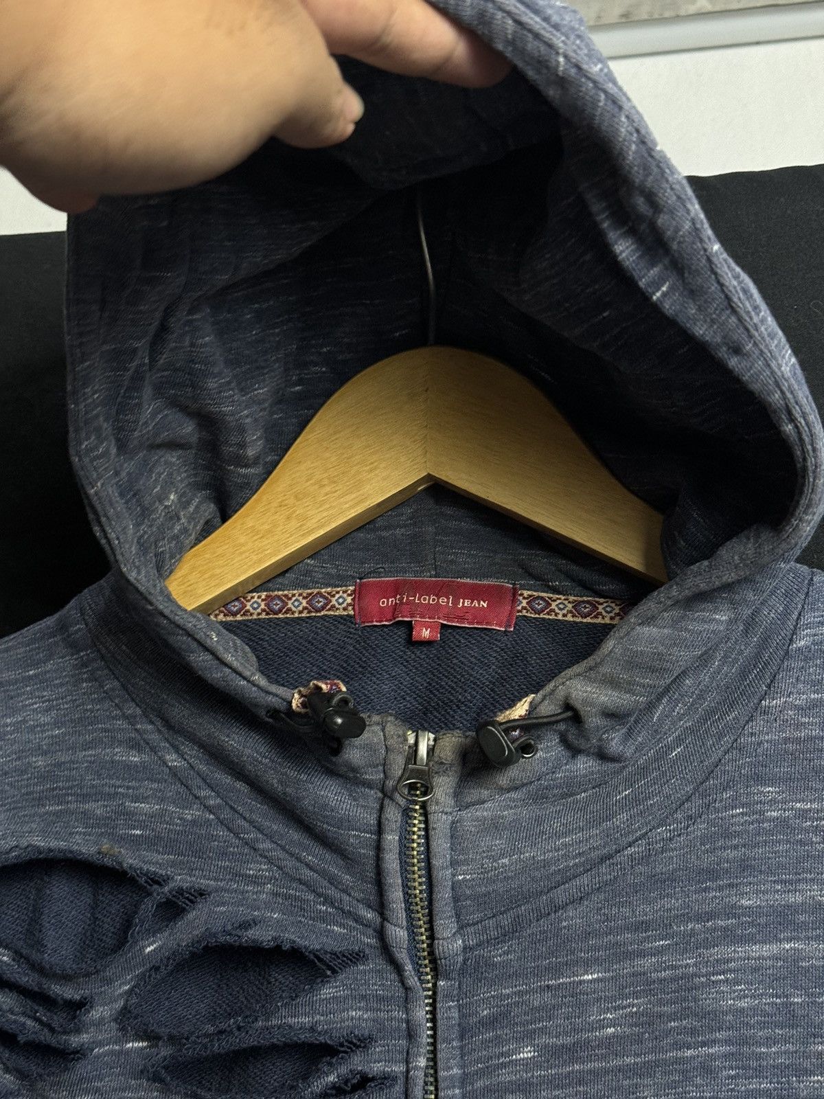 If Six Was Nine × Japanese Brand × Le Grande Bleu (L.G.B.) Distressed Hoodie Faded ALR Ifsixwasnine lgb Size US M / EU 48-50 / 2 - 6 Thumbnail