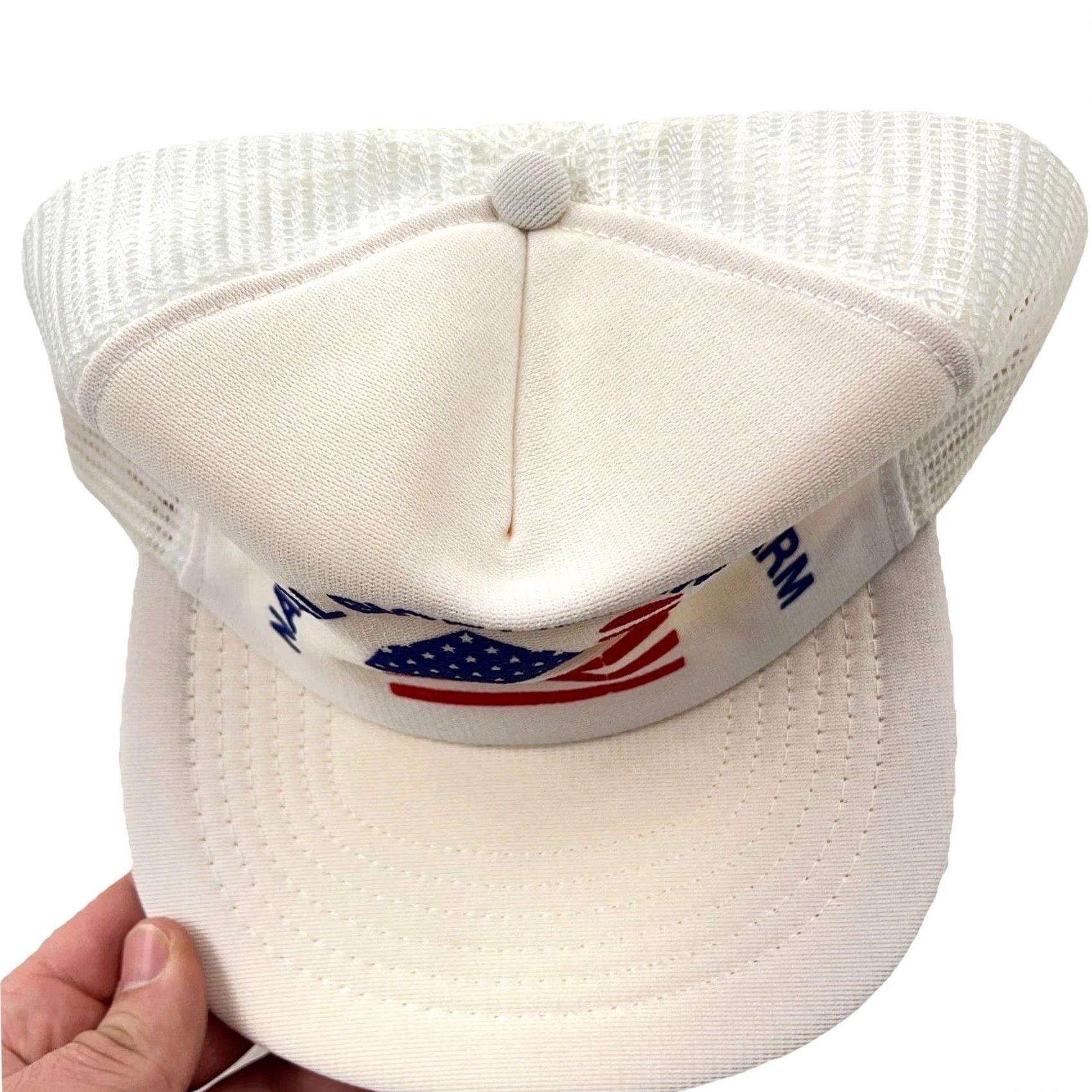 Vintage VINTAGE National Bicentennial Farm Trucker Hat Cap Made In USA Flag Barn Silo LL Size ONE SIZE - 3 Thumbnail