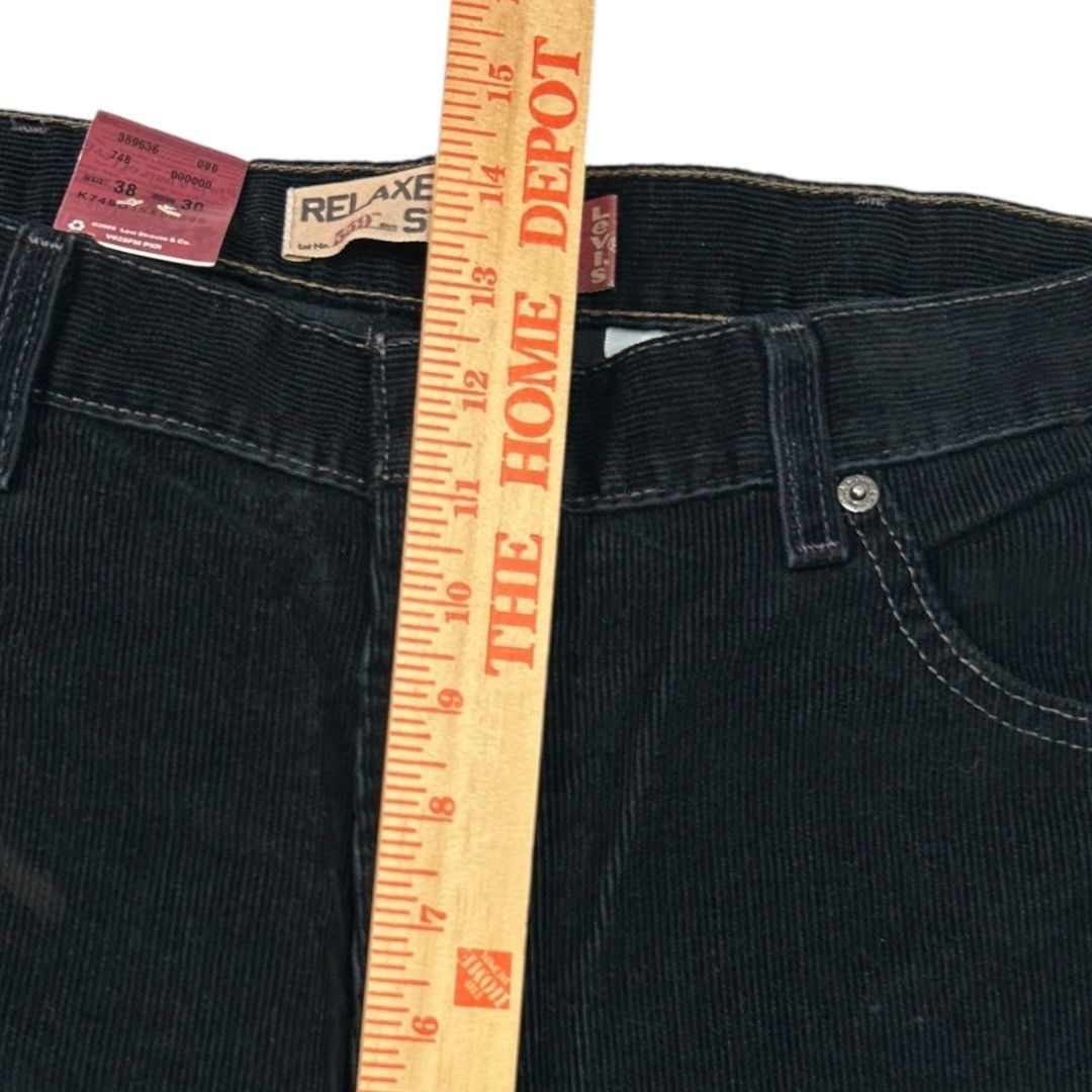 Levi's NWT Vintage Levi's Black Corduroy Pants 559 Relaxed Straight Size US 38 / EU 54 - 9 Thumbnail