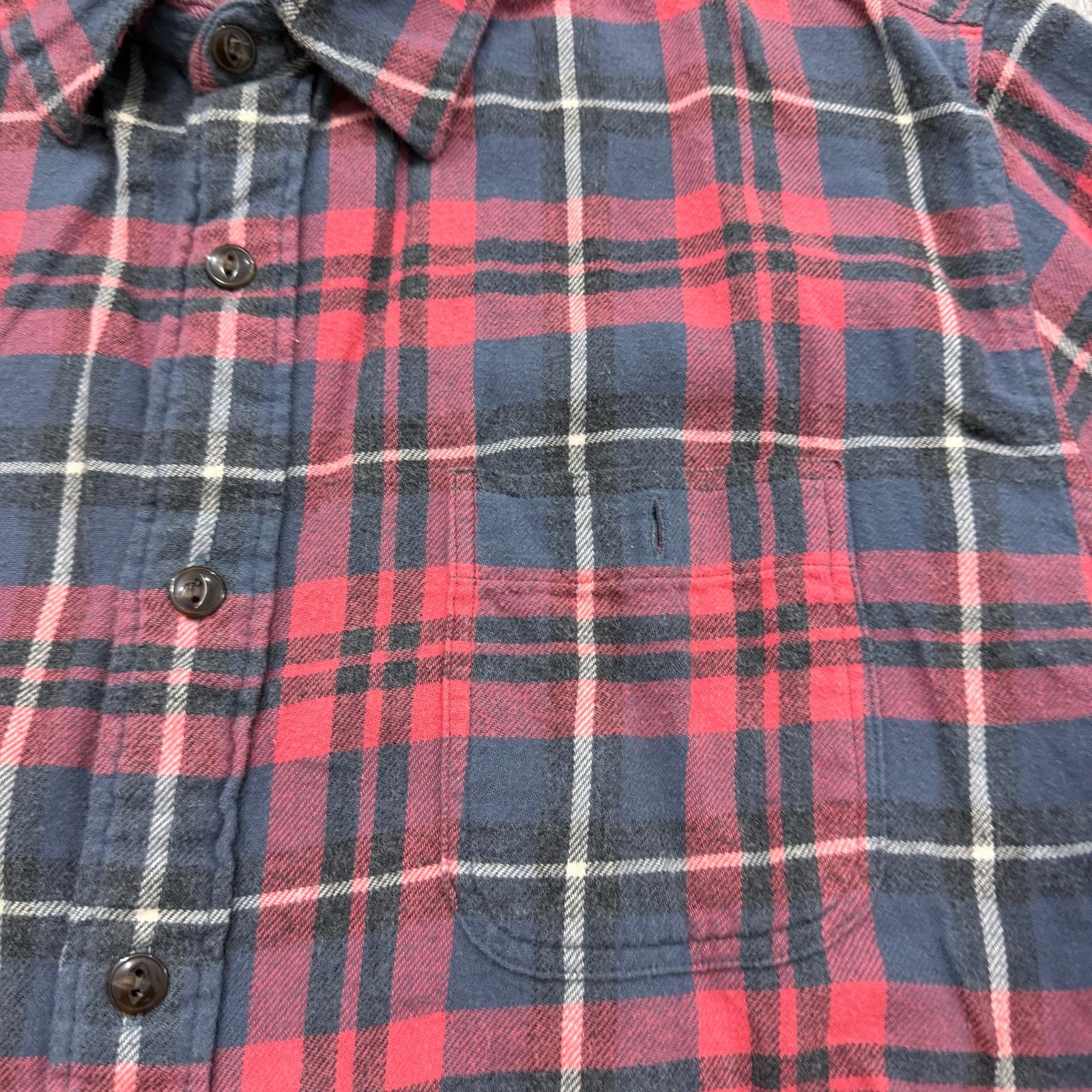 Faherty Faherty Flannel Shirt Men's Extra Large XL Red Blue Plaid Size US XL / EU 56 / 4 - 4 Thumbnail
