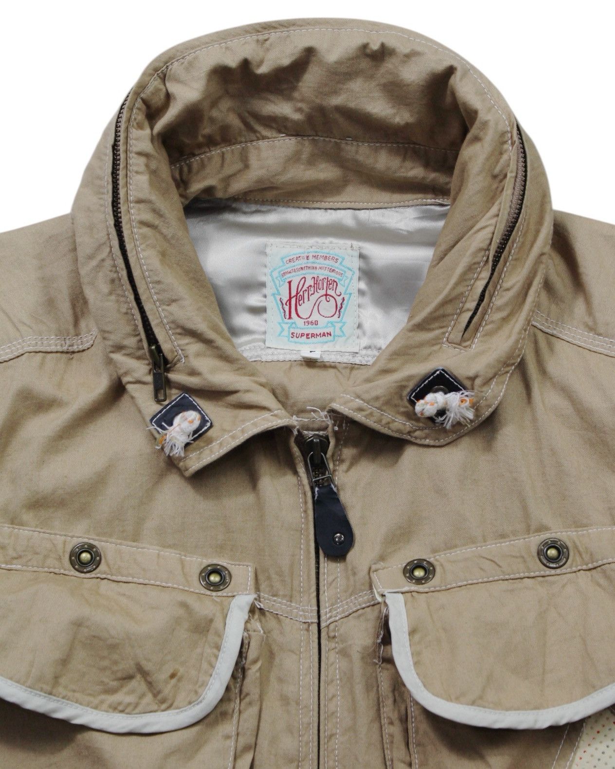 Vintage HERRHORTEN MULTI-FUNCTION OUTDOOR JACKET “SUPERMAN 1960” Size US XL / EU 56 / 4 - 10 Thumbnail