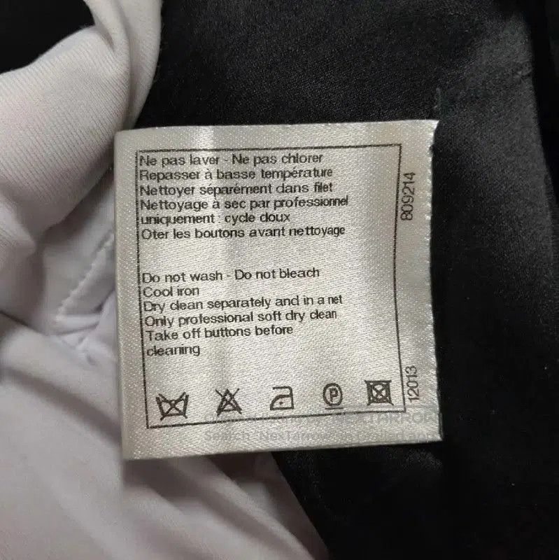 Chanel Chanel Black Cotton Blend Women's Coat . Size XXS / US 00 / IT 34 - 4 Thumbnail