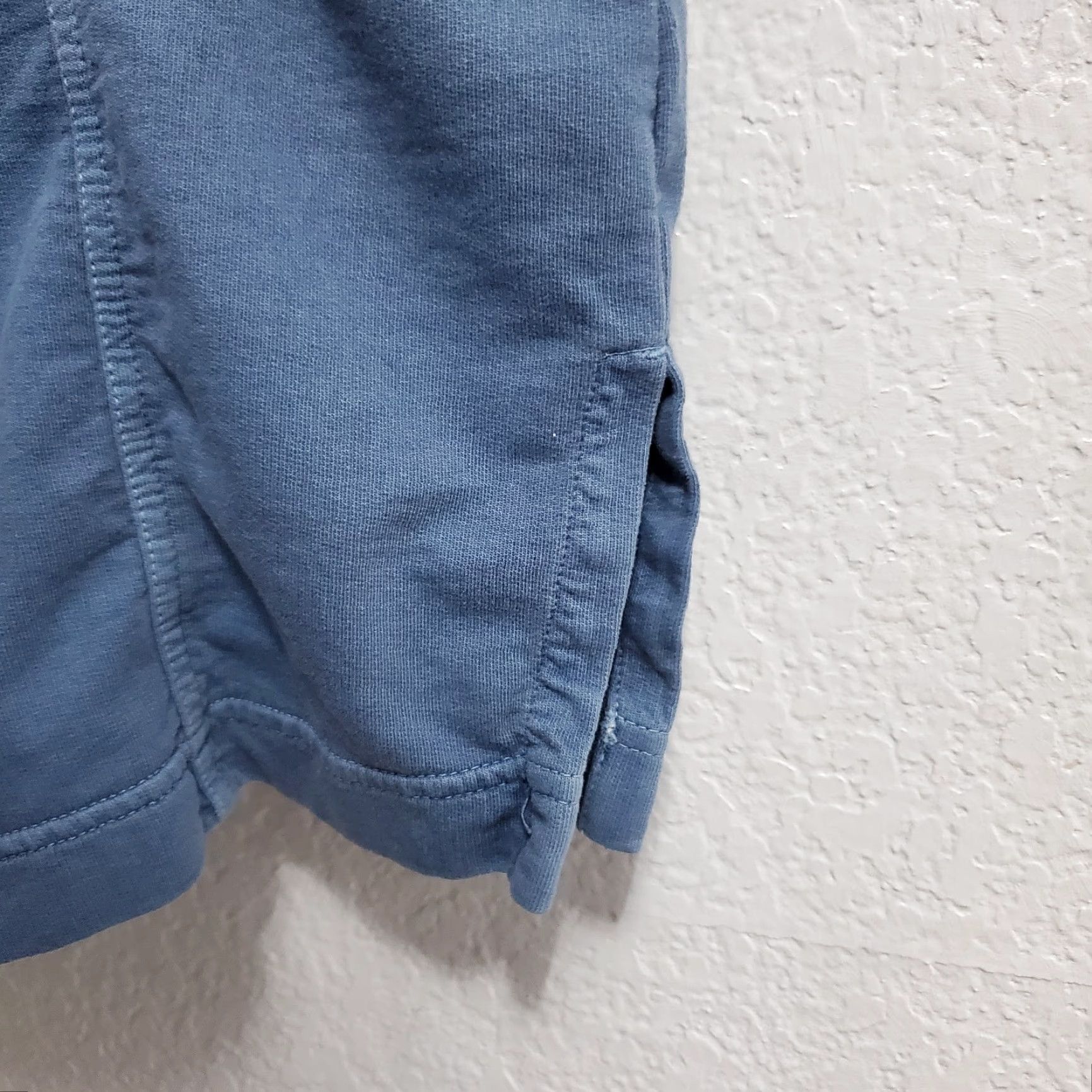 Vintage VINTAGE Pure Jill J Jill Dress Women XS Petite Organic Cotton 3/4 Sleeve Casual Comfort Pullover Side Slits Knee Length Blue Womens Size XS / US 0-2 / IT 36-38 - 6 Thumbnail