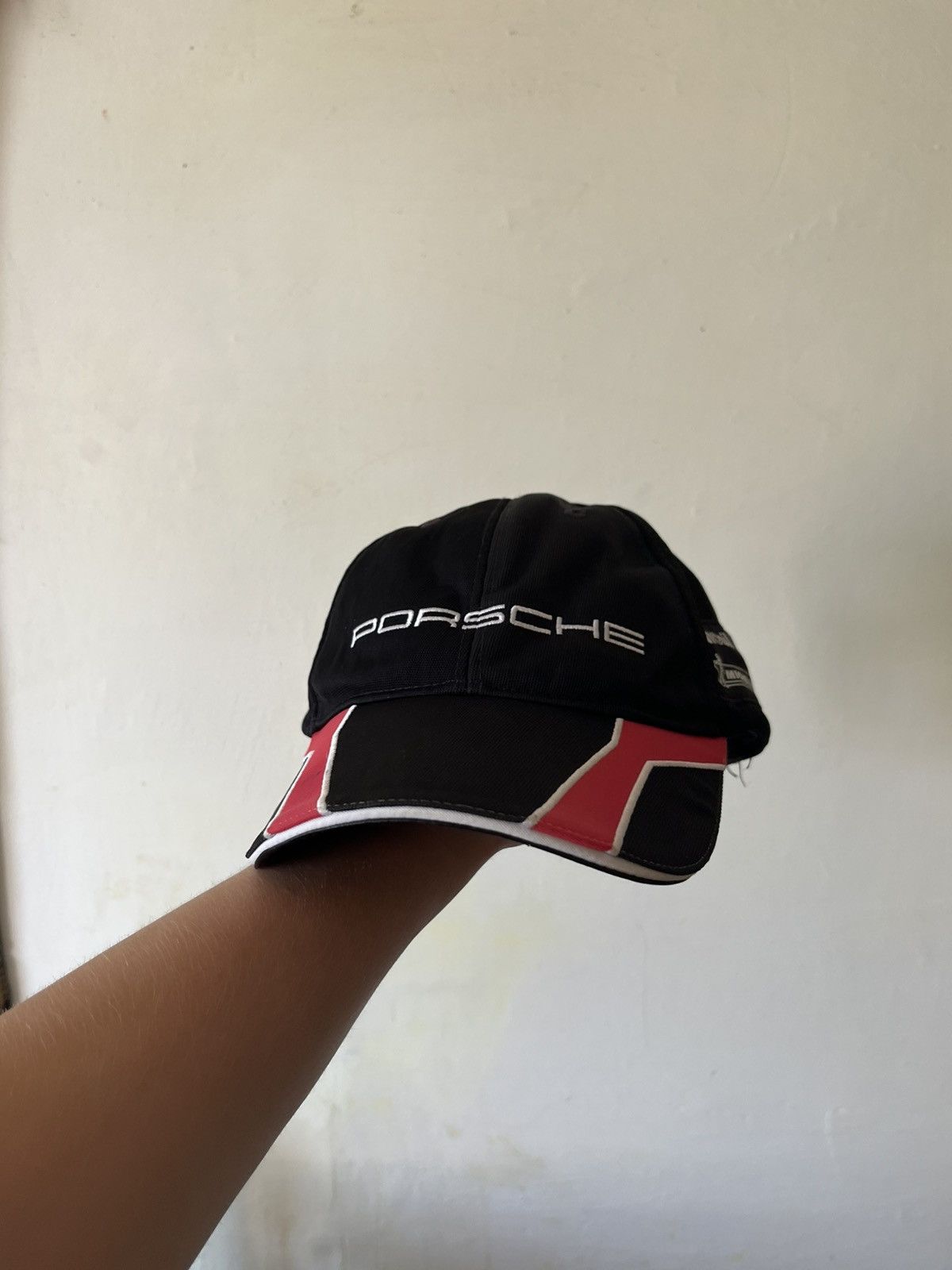 Porsche Design Porsche Motorsport Cap — Black/Red Y2K Size ONE SIZE - 3 Thumbnail