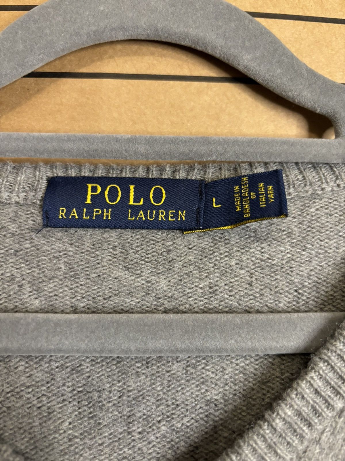 Polo Ralph Lauren × Ralph Lauren Ralph Lauren Wool V Neck Sweater Size US M / EU 48-50 / 2 - 2 Thumbnail