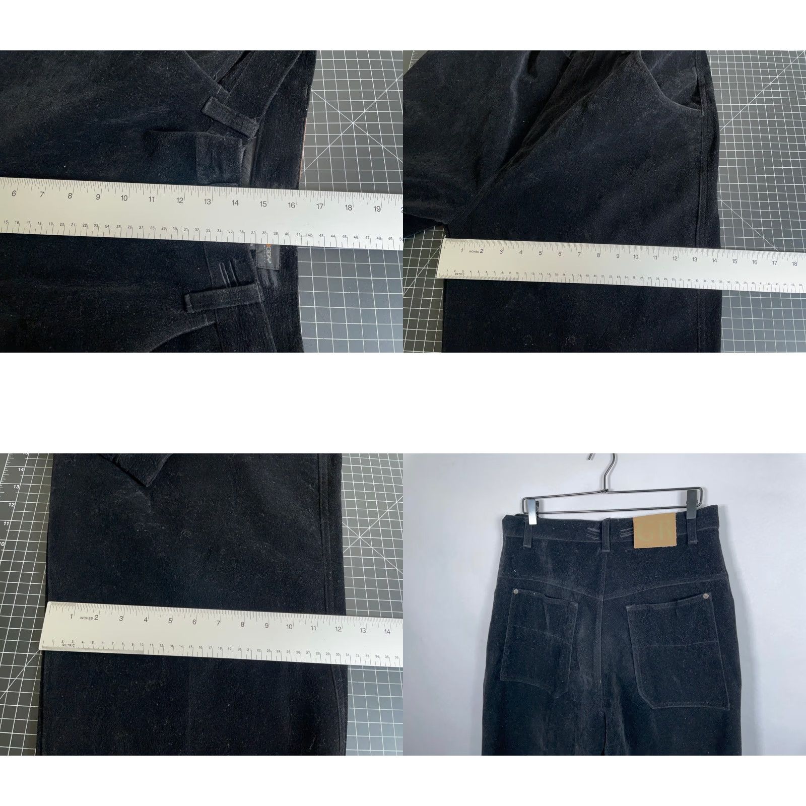 Velvet VINTAGE Godbody Men's Pants Tapered Leg Velvet Feel 90s Hip Hop Casual Fall Winter Size 34 Size US 34 / EU 50 - 8 Thumbnail