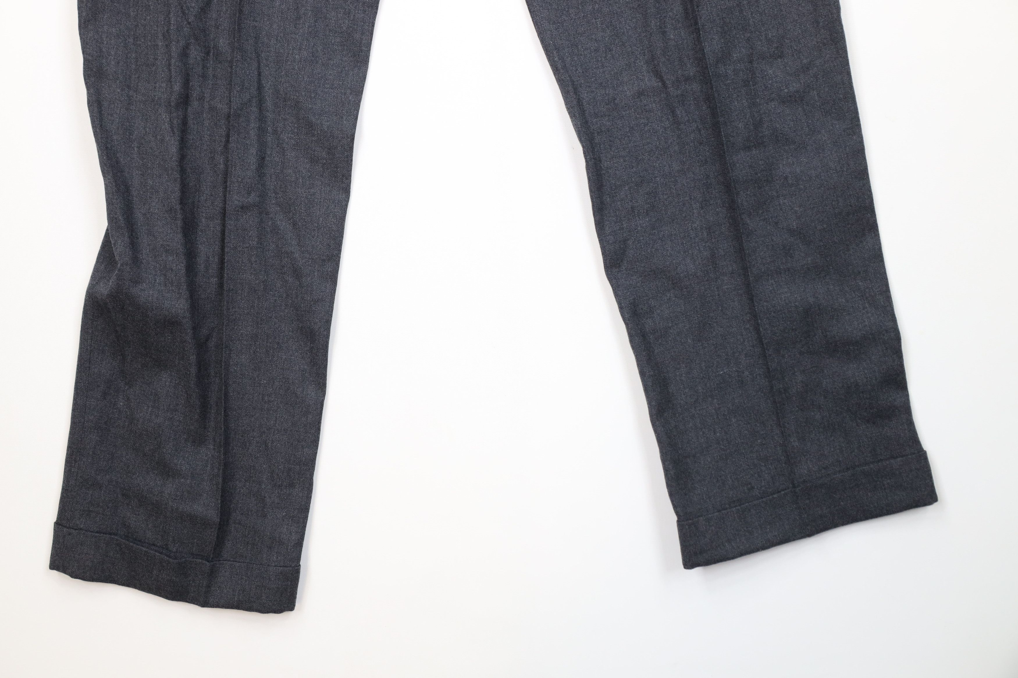 Vintage Deadstock Vintage 60s 70s Streetwear Wool Chino Pants Gray Size US 38 / EU 54 - 11 Thumbnail
