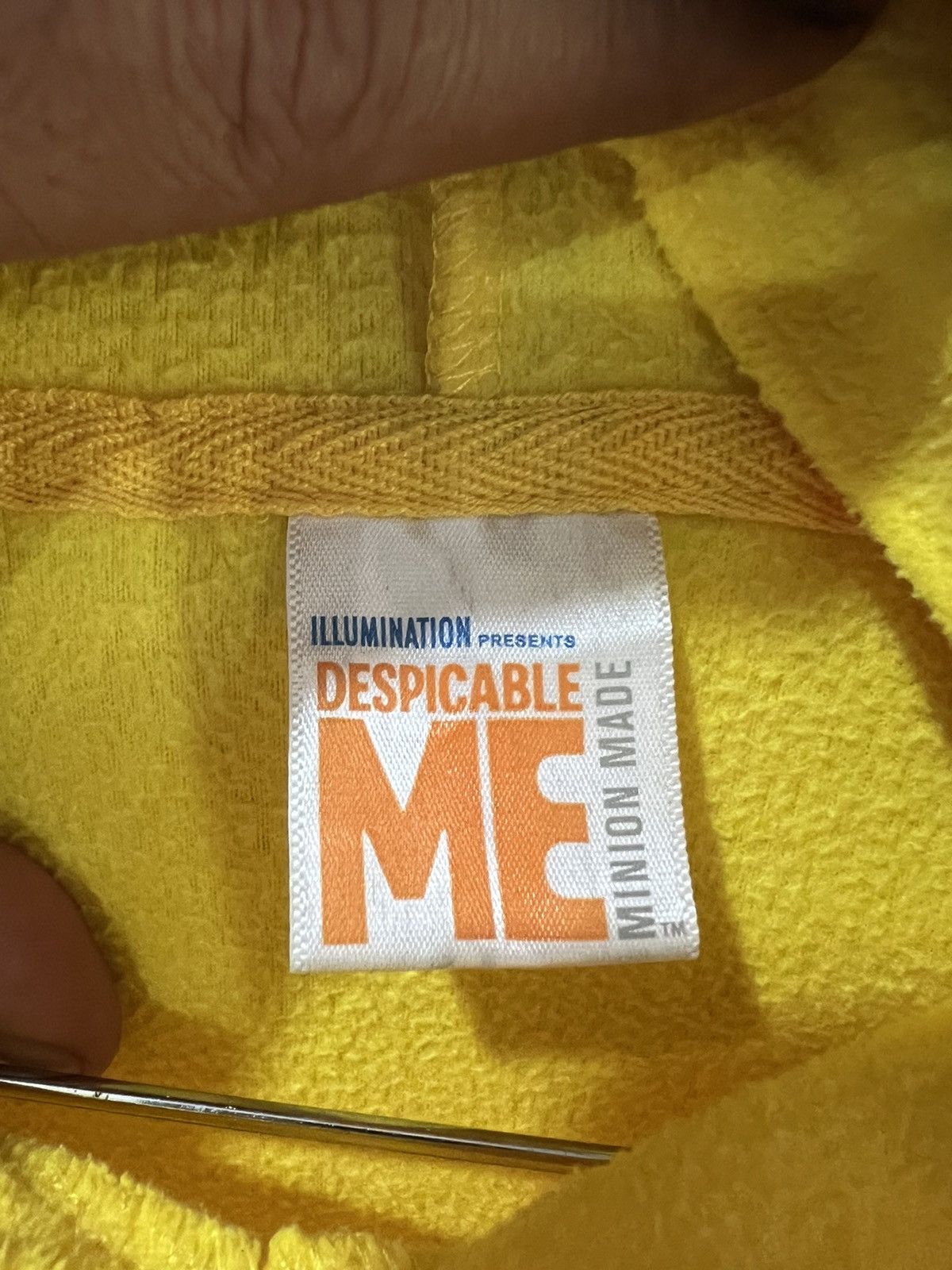Cartoon Network 🔥Minion Despicable Me Costume Hoodie Size US M / EU 48-50 / 2 - 12 Thumbnail