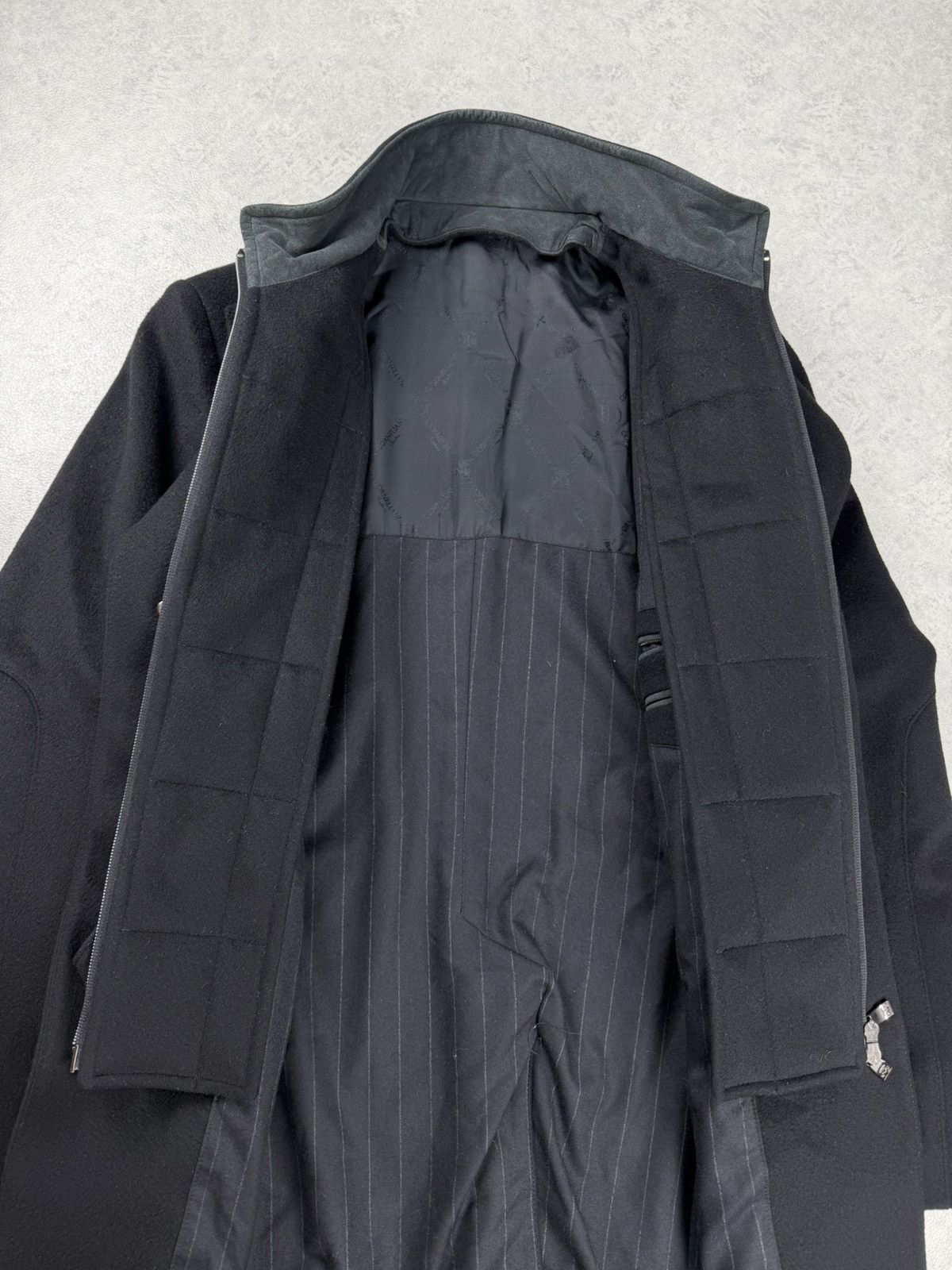 Corneliani Corneliani ID Men’s Wool Coat Jacket Black Size 48R Size US M / EU 48-50 / 2 - 8 Thumbnail