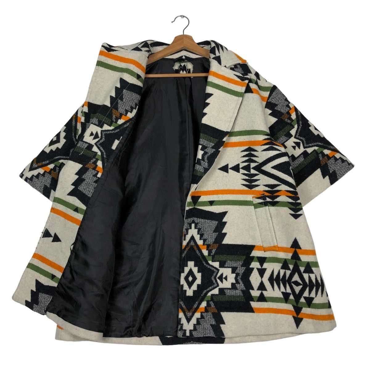 Japanese Brand × Vintage 🔥VINTAGE NAVAJO NATIVE AZTEC WOOL JACKET DOUBLE BREAST Size US M / EU 48-50 / 2 - 11 Thumbnail