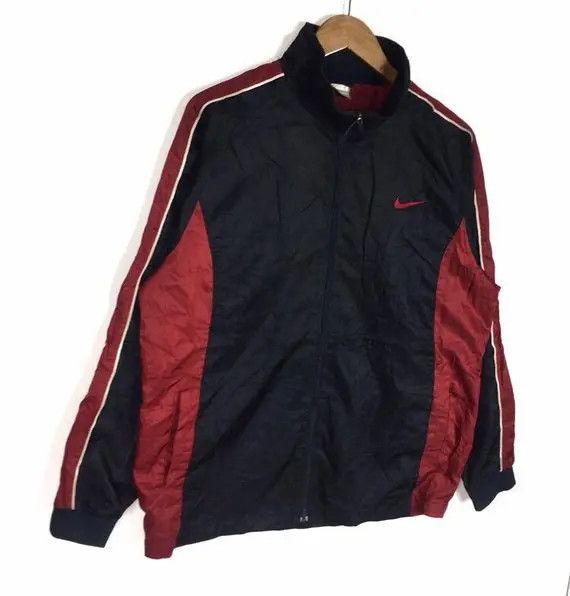 Nike Vtg NIKE Swoosh Logo Sweater Hoodie Windbreaker Sportwear Size L / US 10 / IT 46 - 5 Thumbnail