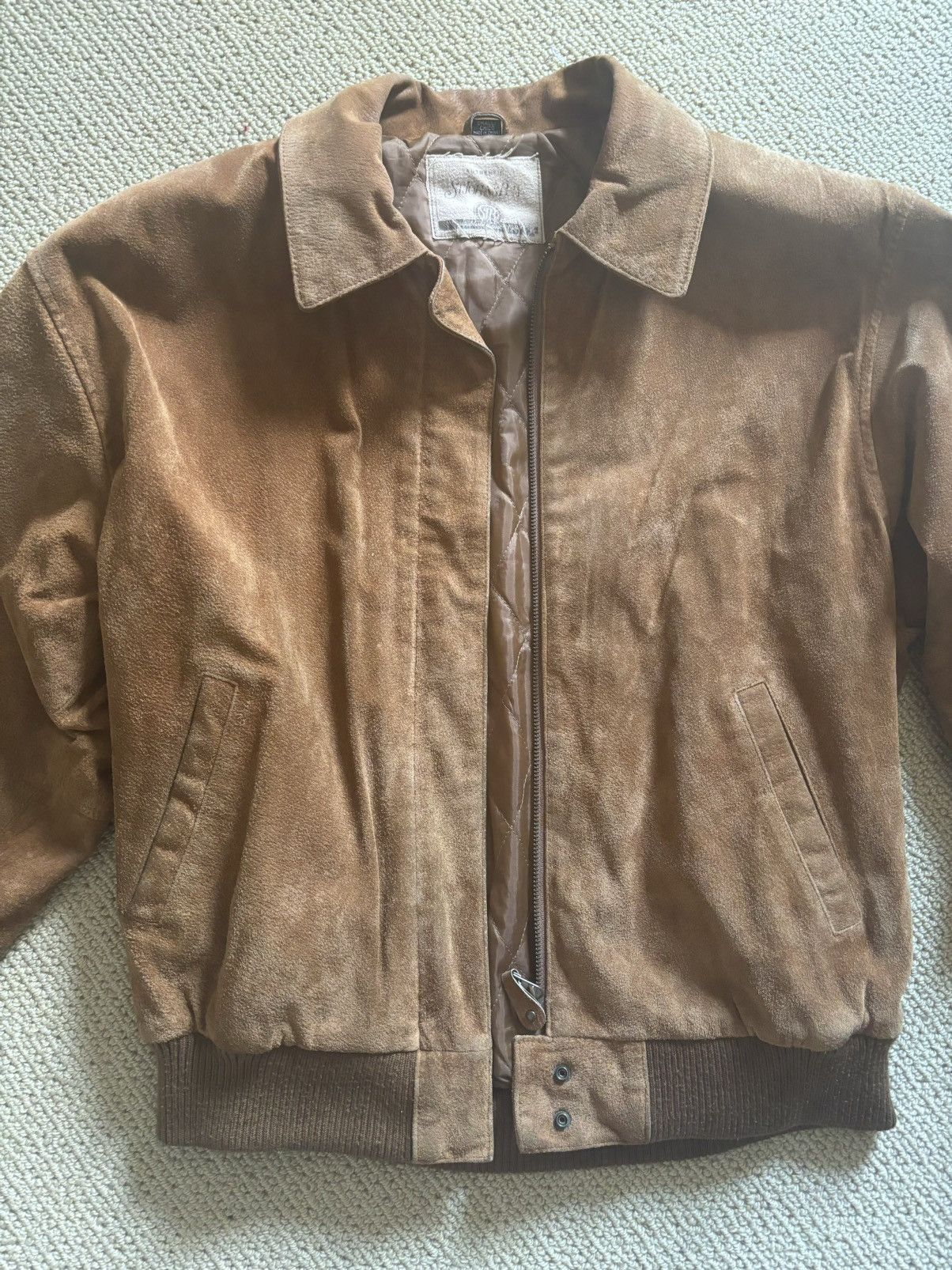 St. Johns Bay Vintage Suede Jacket Men’s Size US S / EU 44-46 / 1 - 3 Thumbnail