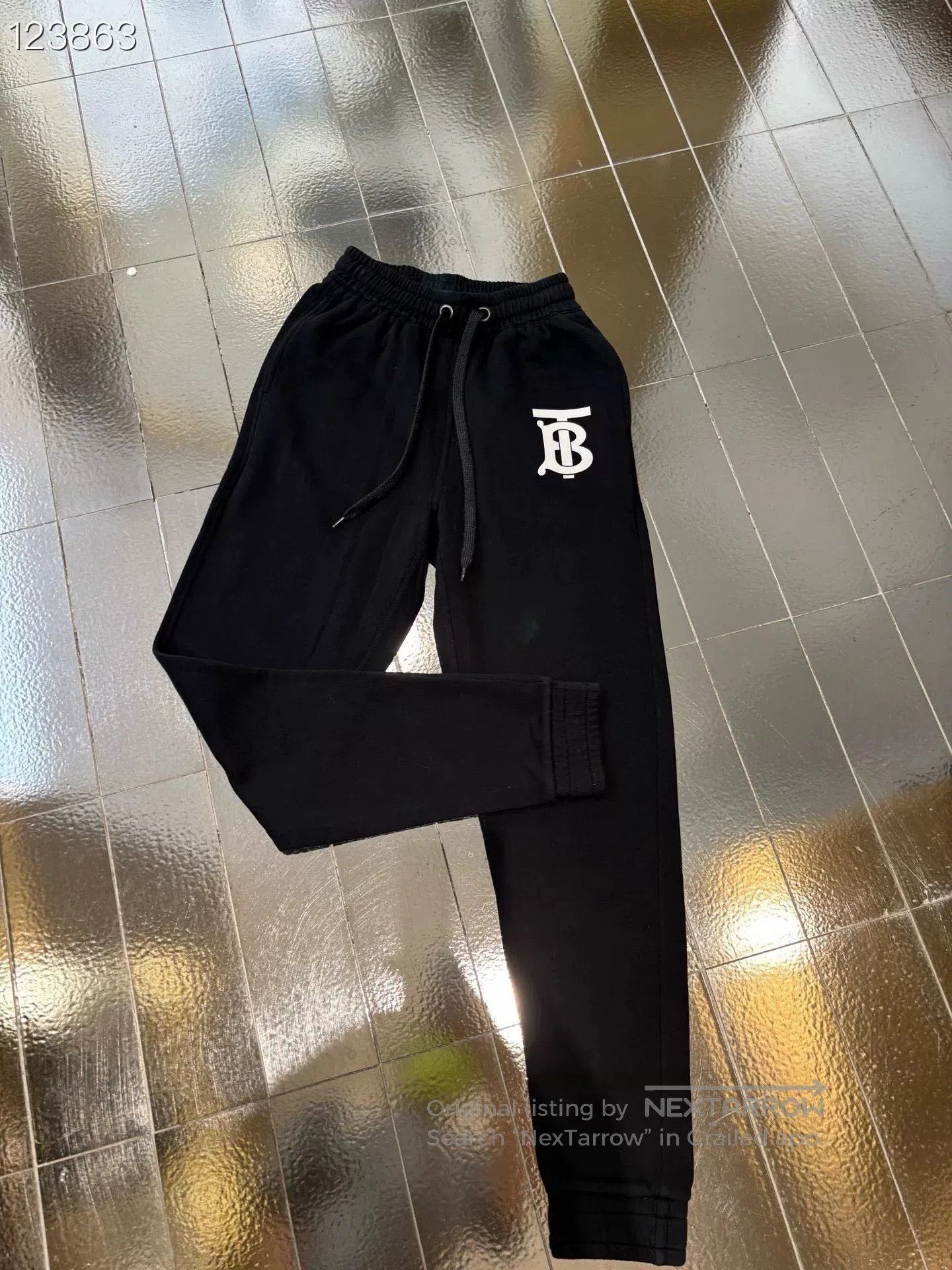Burberry Burberry Classic Black TB Logo Trousers. Size 22" - 3 Thumbnail