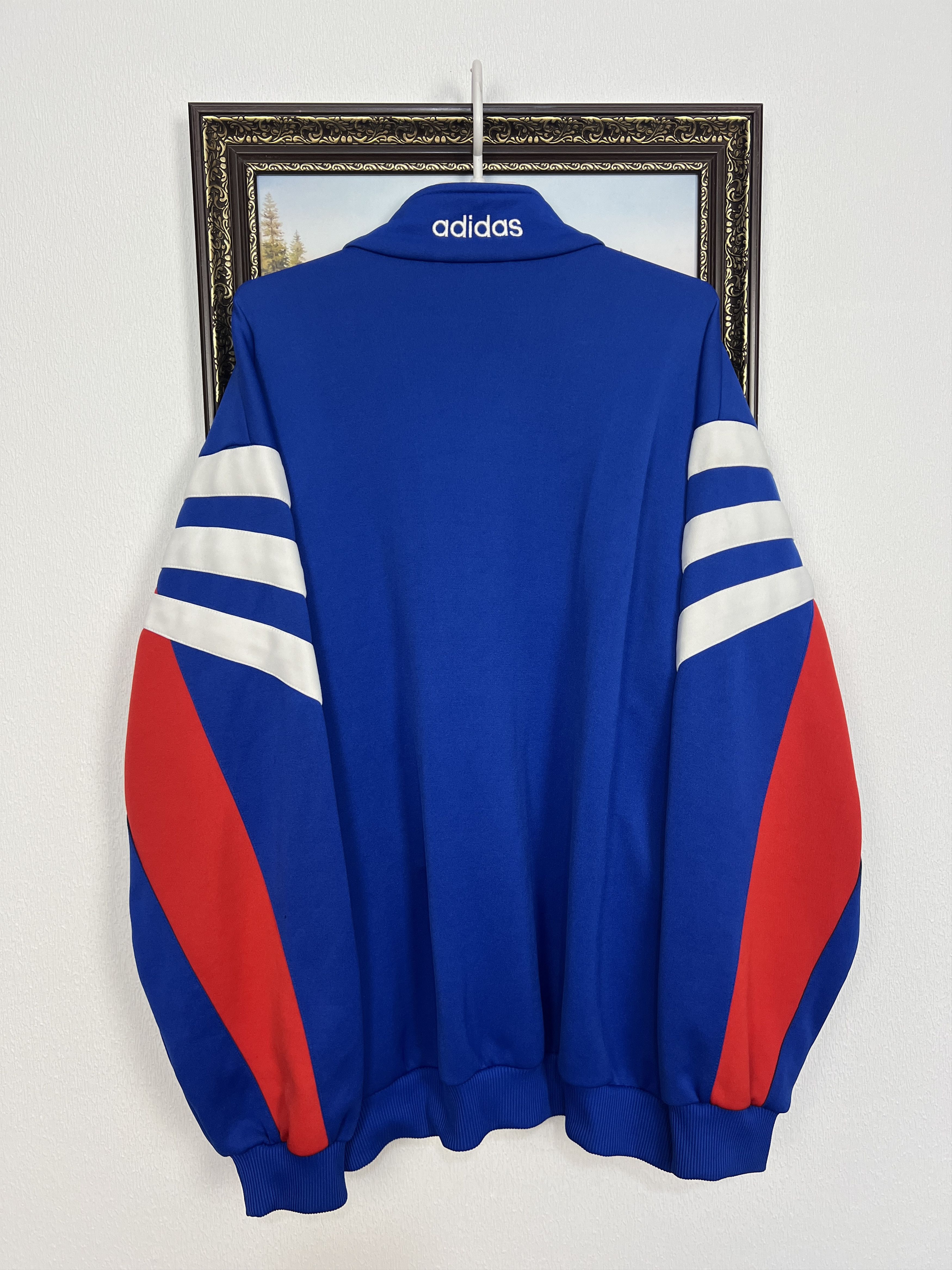 Adidas Vintage 90's Bayern Munich Football Jacket Soccer Track Top Size US XL / EU 56 / 4 - 9 Thumbnail