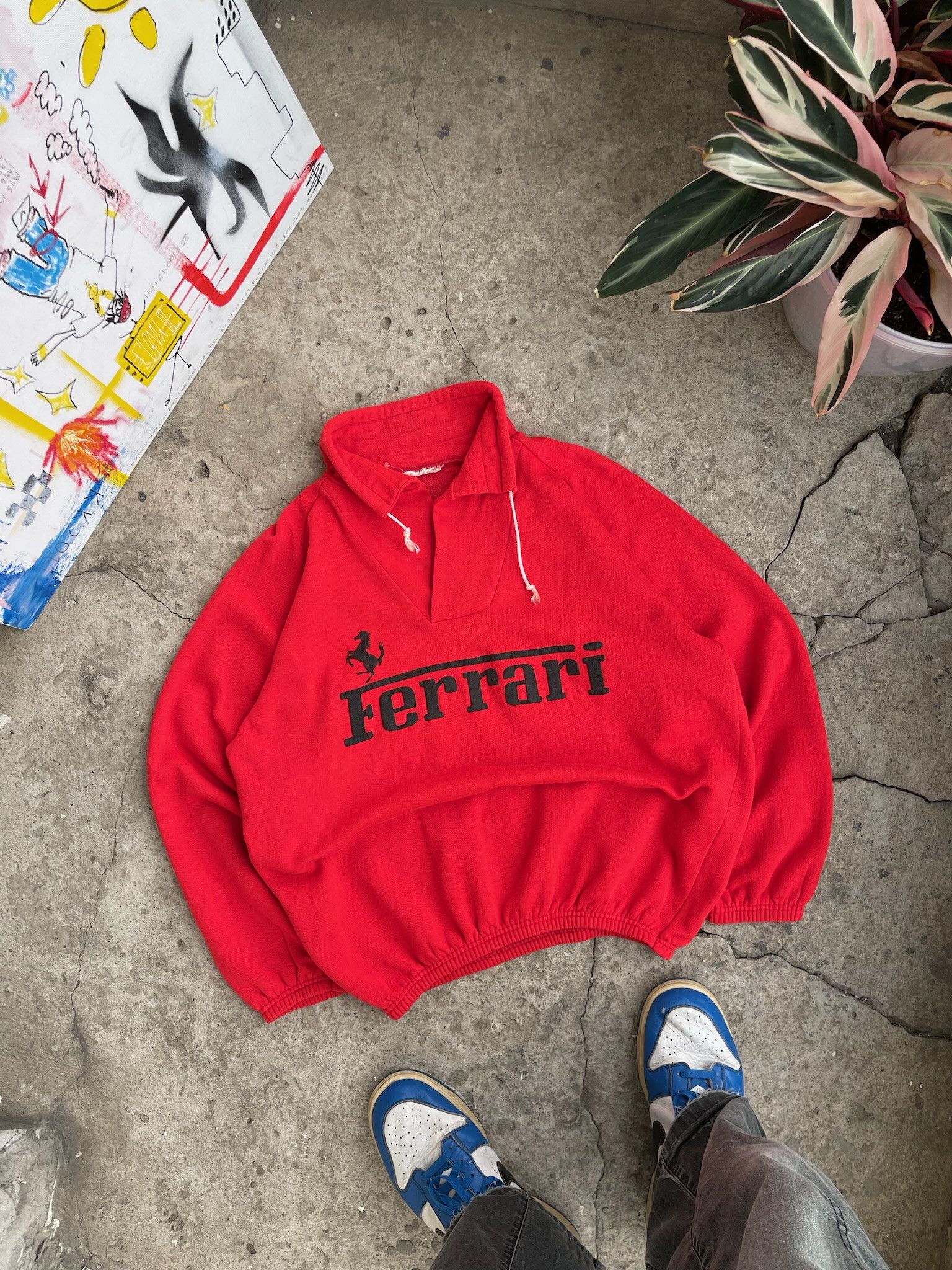 Ferrari Vintage Ferrari Sweatshirt racing Size US M / EU 48-50 / 2 - 7 Thumbnail