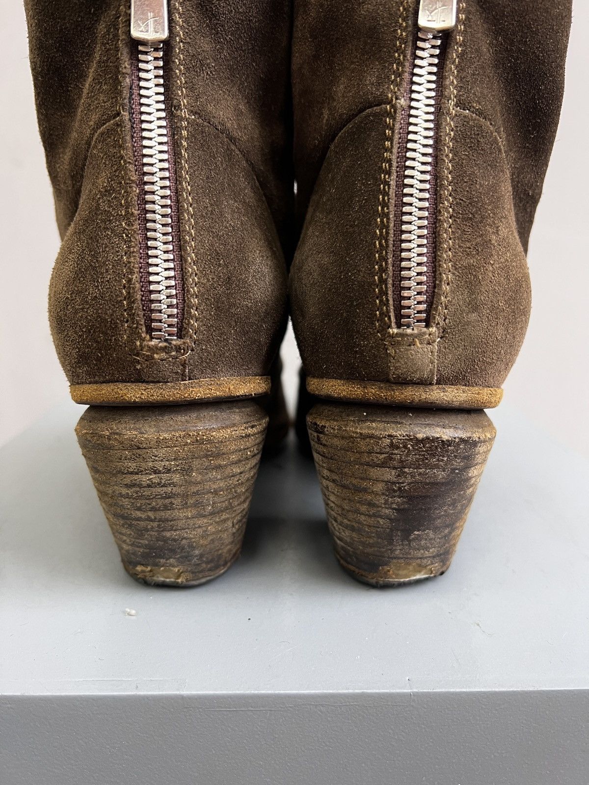 Other Suede leather OFFICEINE CREATIVE AVANT GARDE BOOTS HEEL Size US 9 / IT 39 - 8 Thumbnail