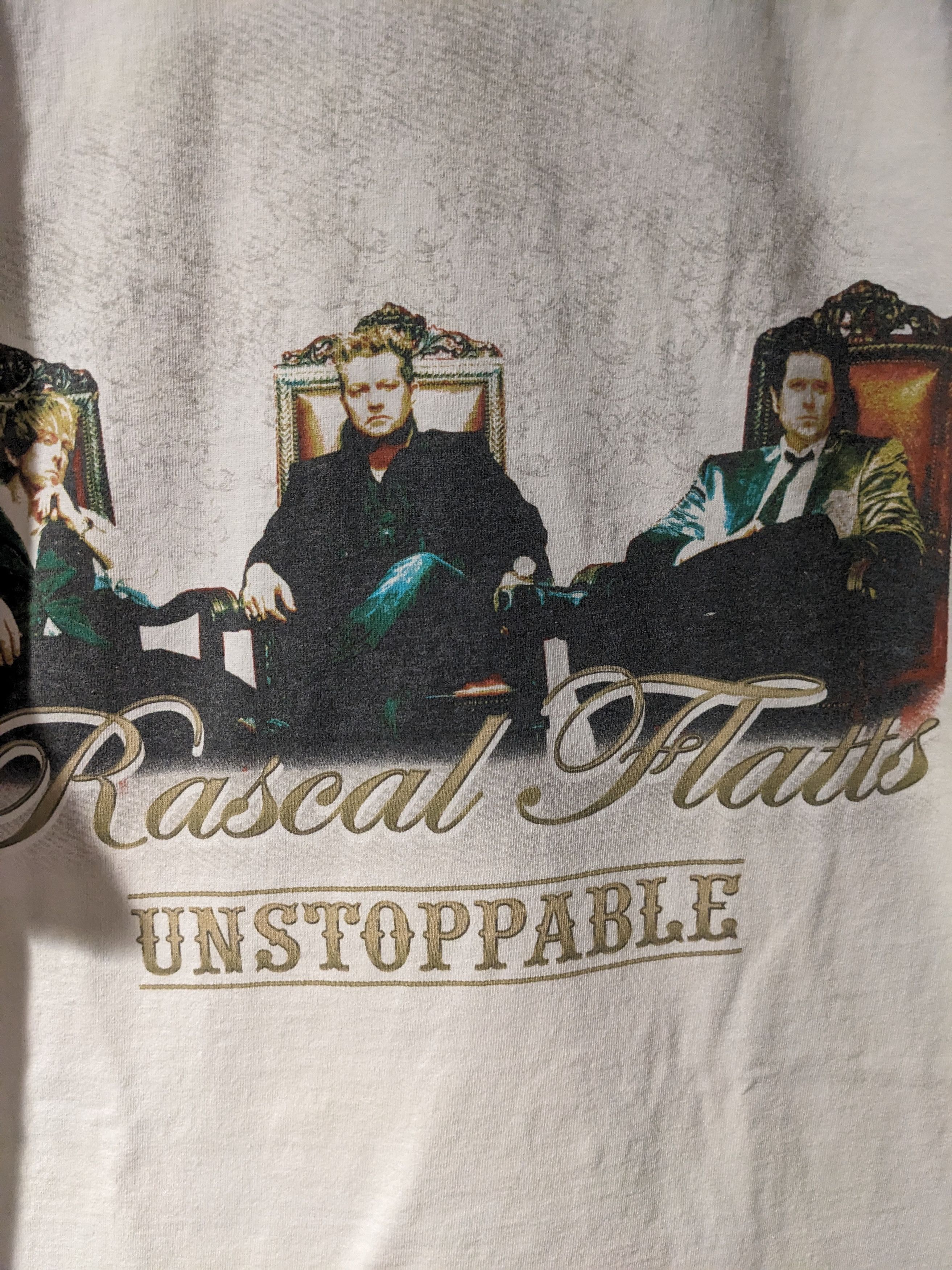 Band Tees × Vintage Vintage 2009 Rascal Flatts Unstoppable Baseball T-Shirt Size US L / EU 52-54 / 3 - 2 Thumbnail