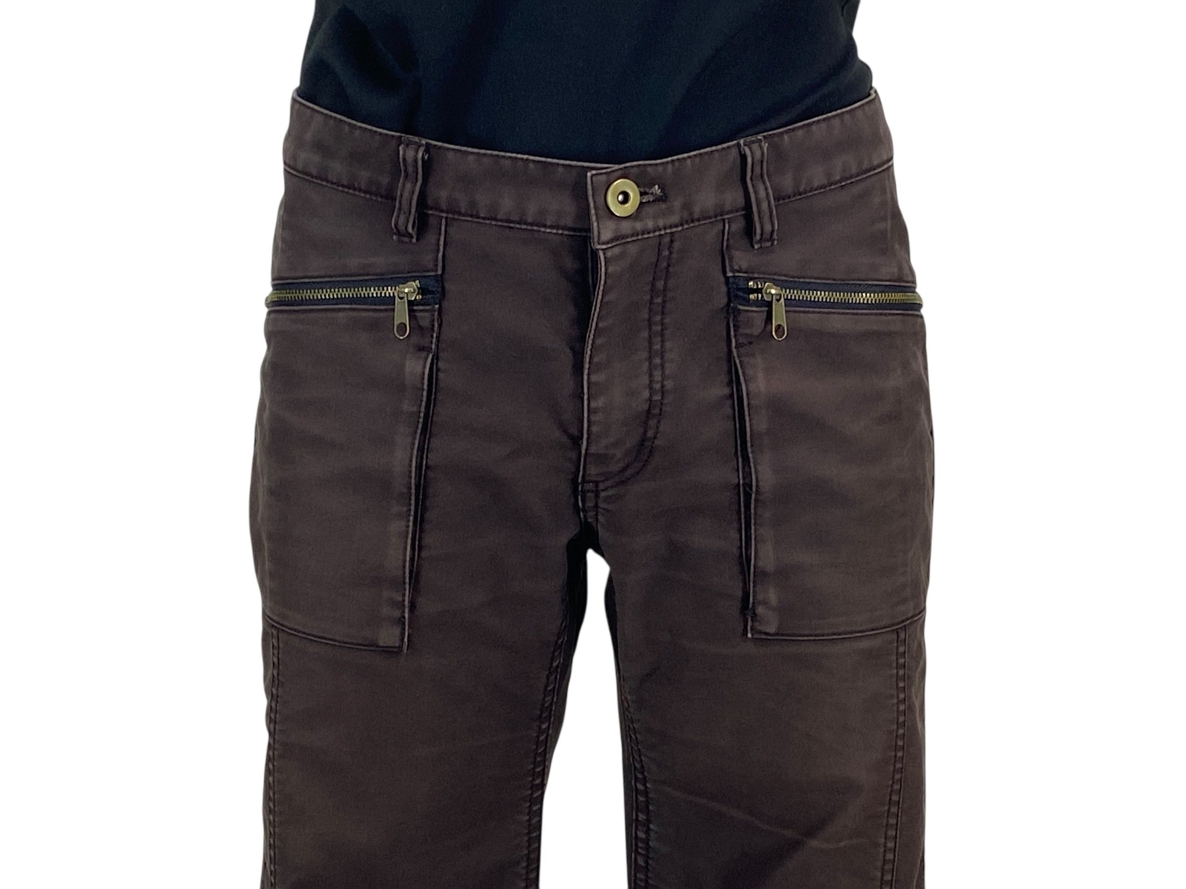 If Six Was Nine Baker Pocket Straigt Leg Low Rise Pants Size 27" / US 4 / IT 40 - 3 Thumbnail